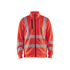 BLAKLADER 35632538 Hi Vis Reflective Full-zip Work Sweatshirt MEN - Breathable