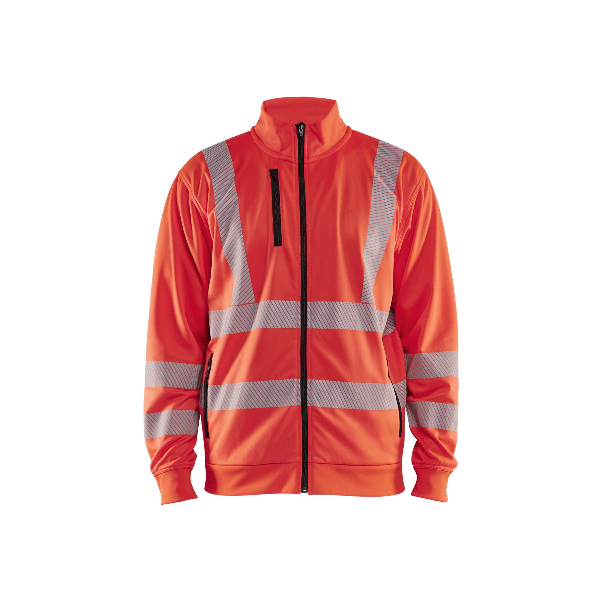 BLAKLADER 35632538 Hi Vis Reflective Full-zip Work Sweatshirt MEN - Breathable