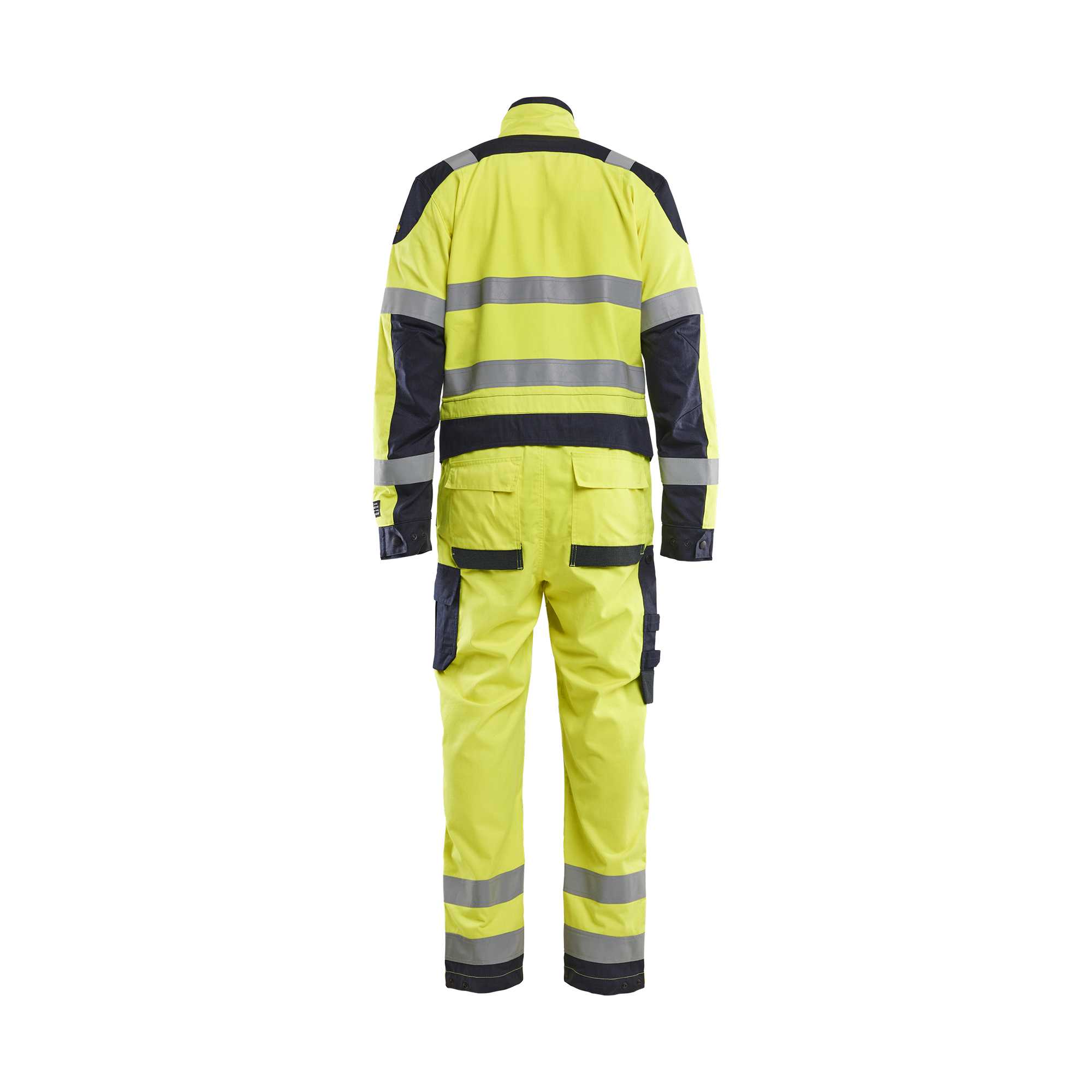 BLAKLADER 60891512 Multinorm Inherent overalls Hi Vis Reflective Work Coverall Men - Ripstop Fabric