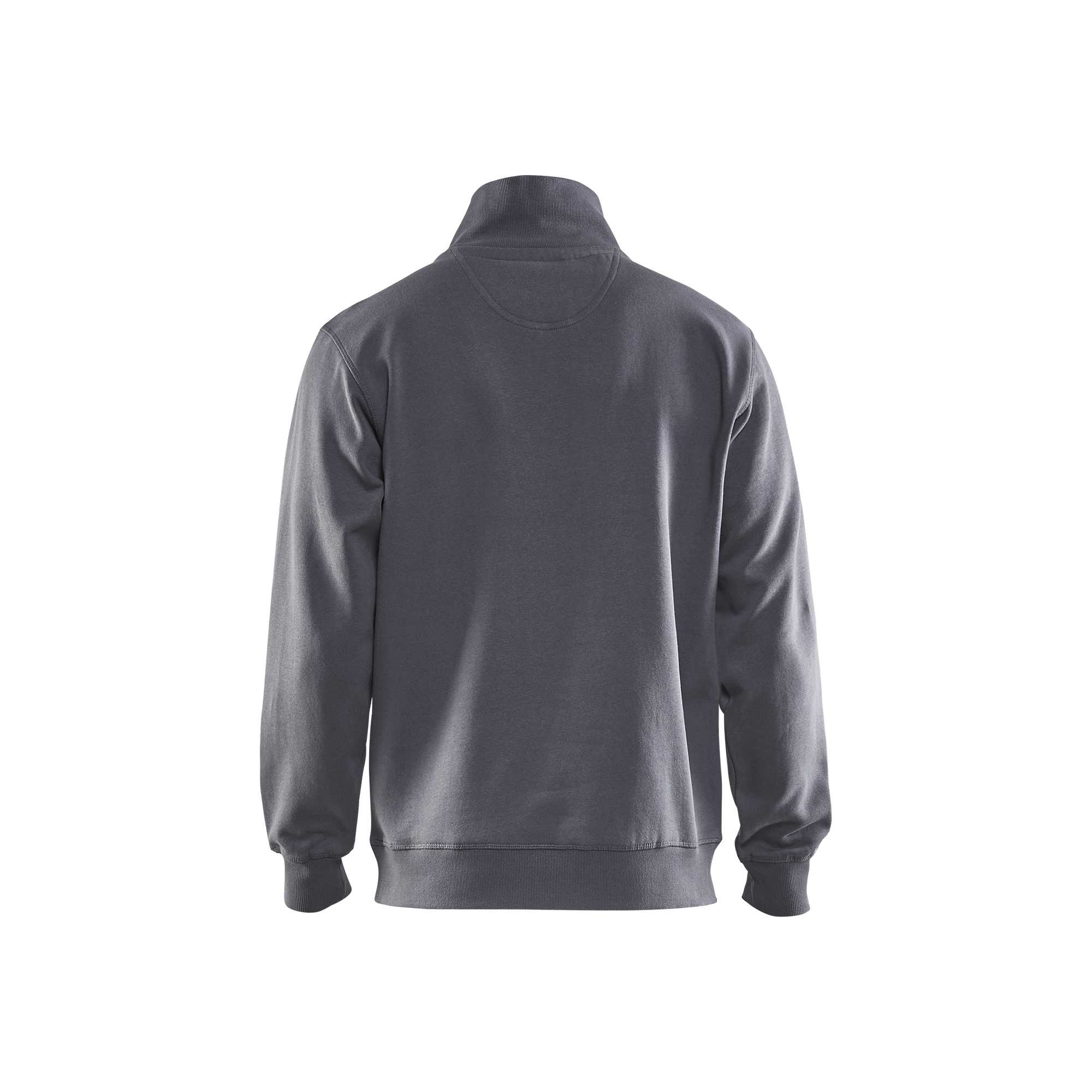 BLAKLADER 33651048 Sweatshirt With Collar Half-zip Work Sweatshirt MEN - Brushed Inside