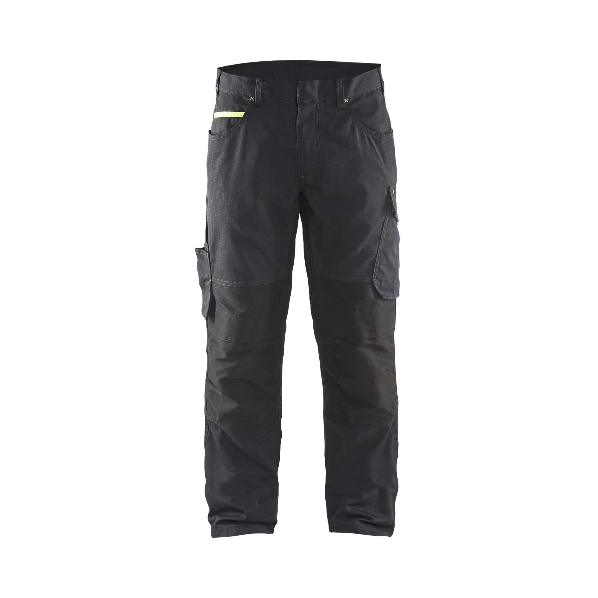 BLAKLADER 14951330 | Service Trousers with Stretch Work Trousers Men - Ripstop Fabric