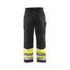 BLAKLADER 18621811 | Hi Vis Winter Trousers Hi Vis Reflective Work Trousers Men - Insulated Lining