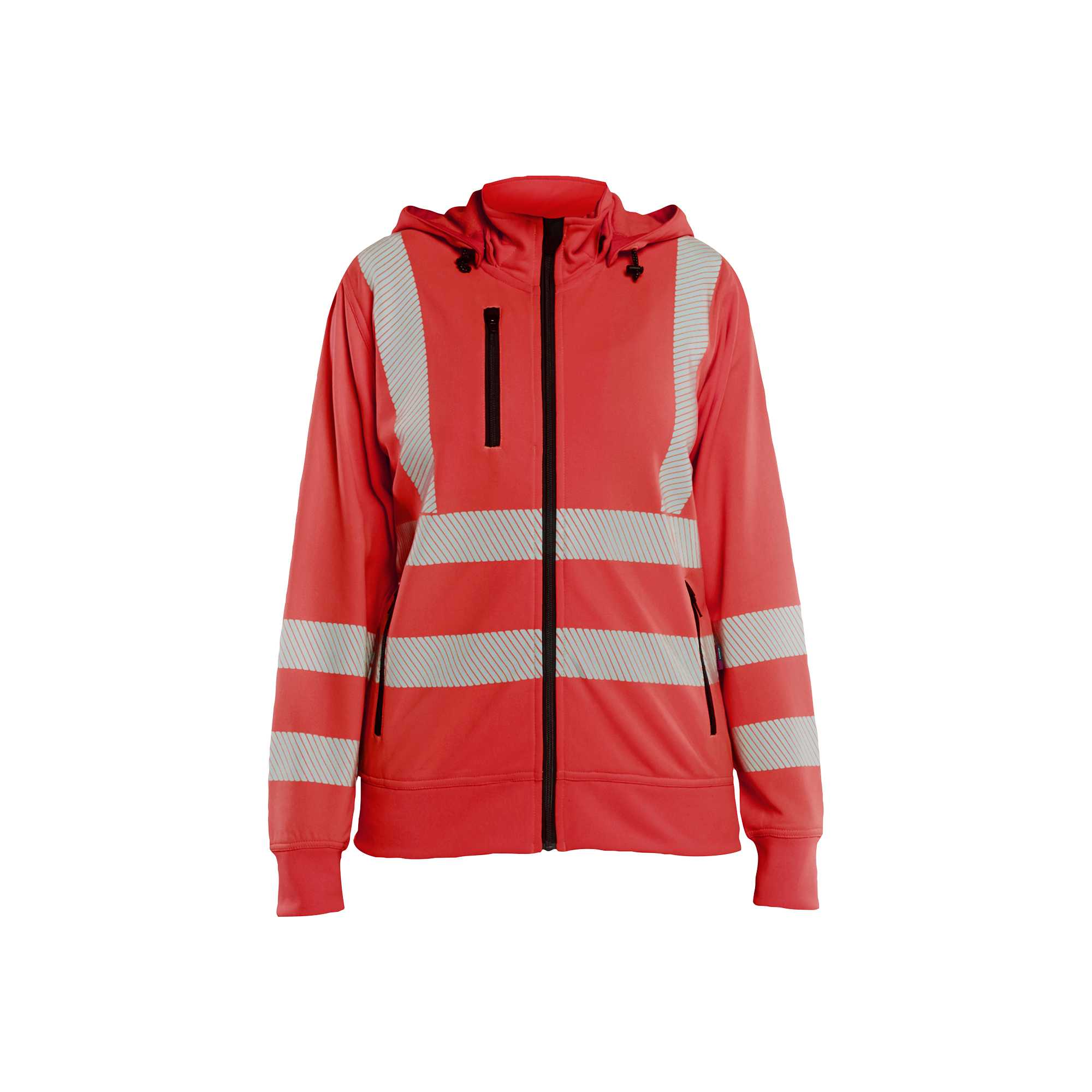 BLAKLADER 35742538 Hi Vis Reflective Hoodie Work Sweatshirt WOMEN - Detachable Hood