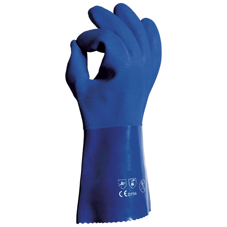 SIR SAFETY MANADO Work Gloves - PVC Coated - 12 Pairs