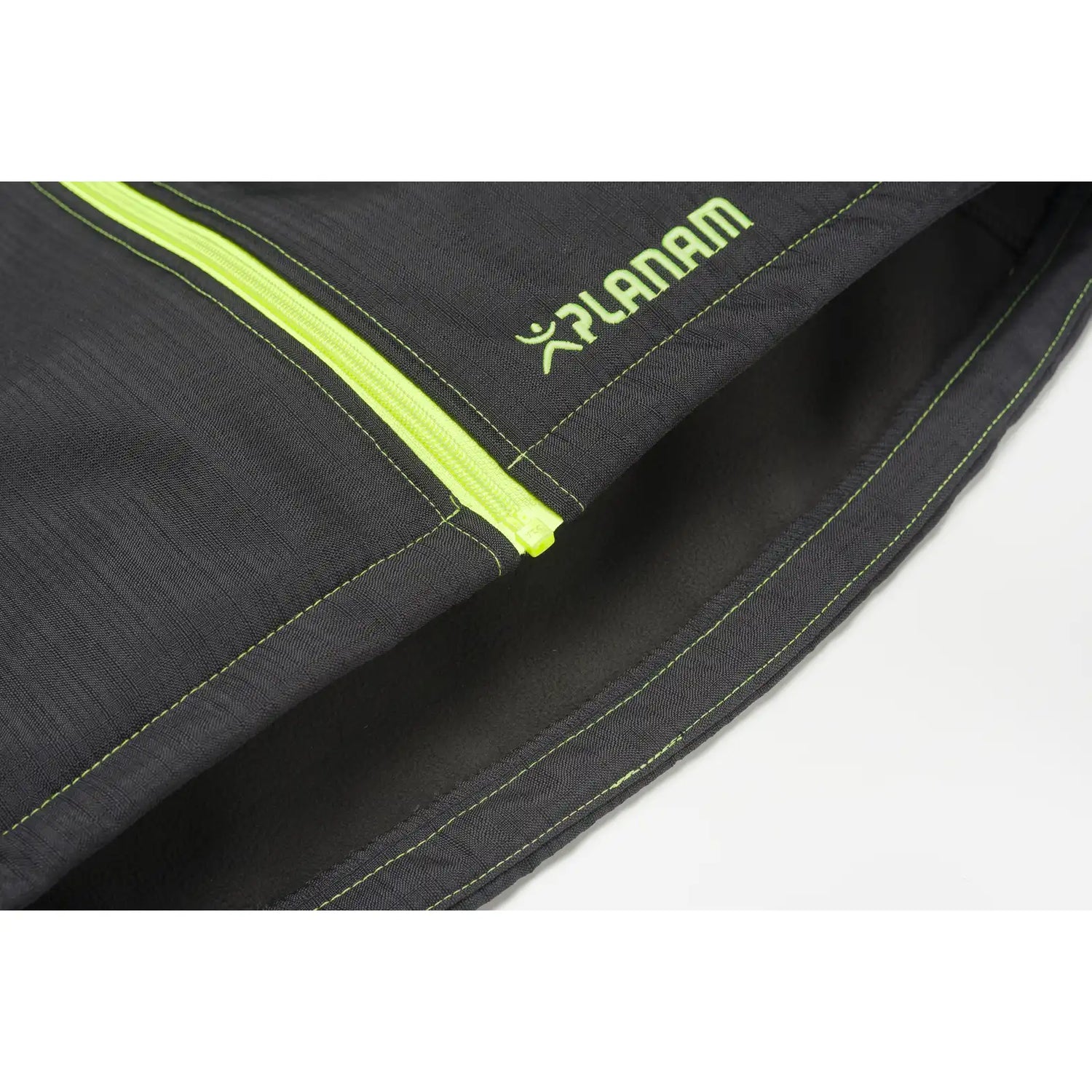 Planam Basalt Neon Softshelljacke anthrazit/gelb XS anthrazit/gelb - Extra Detailbild