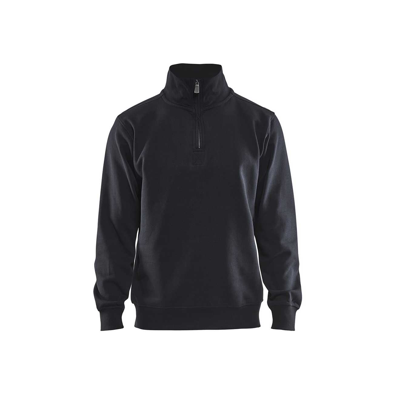 BLAKLADER 33651048 Sweatshirt With Collar Half-zip Work Sweatshirt MEN - Brushed Inside