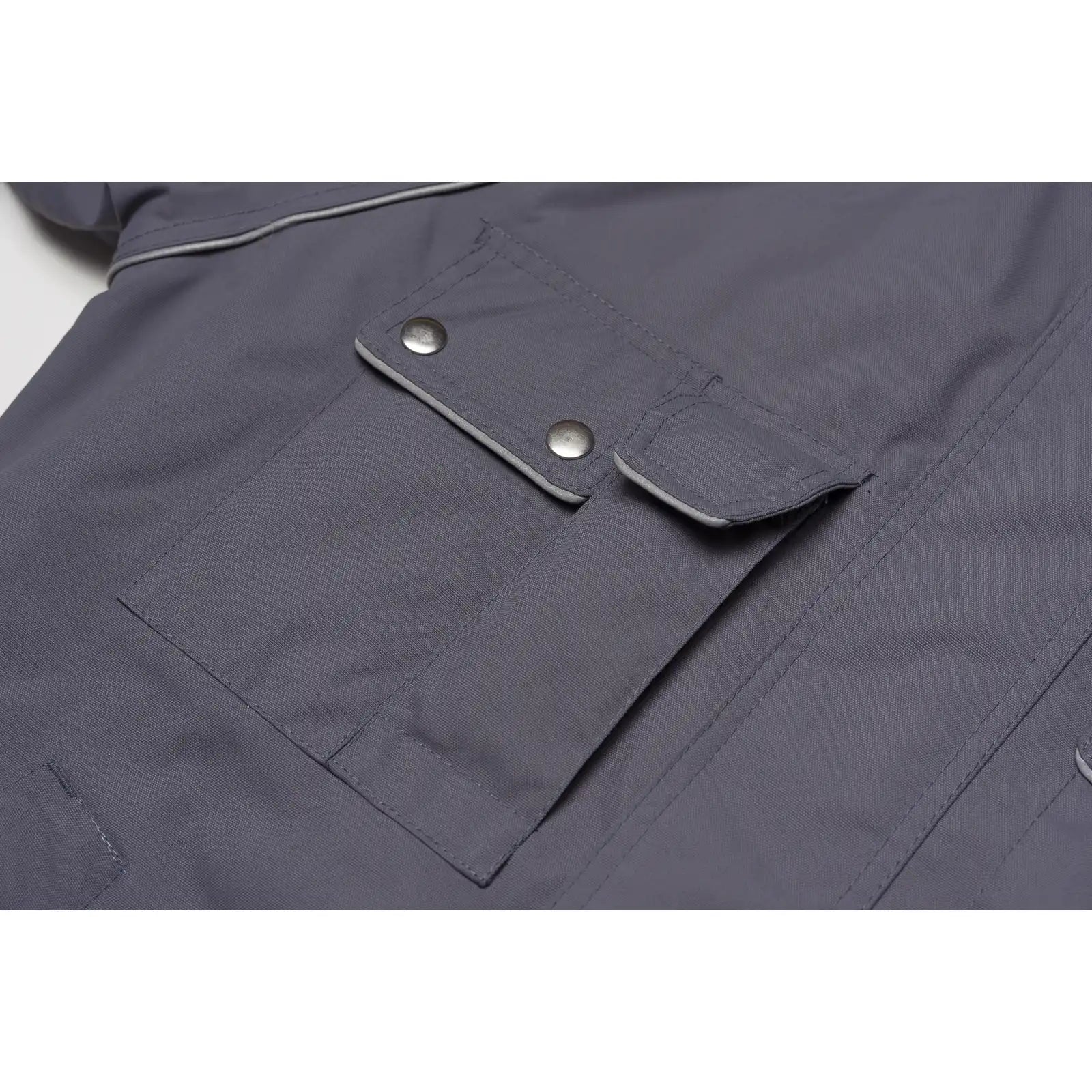 Planam Canvas 320 Winterblouson grau/schwarz S grau/schwarz - Extra Detailbild