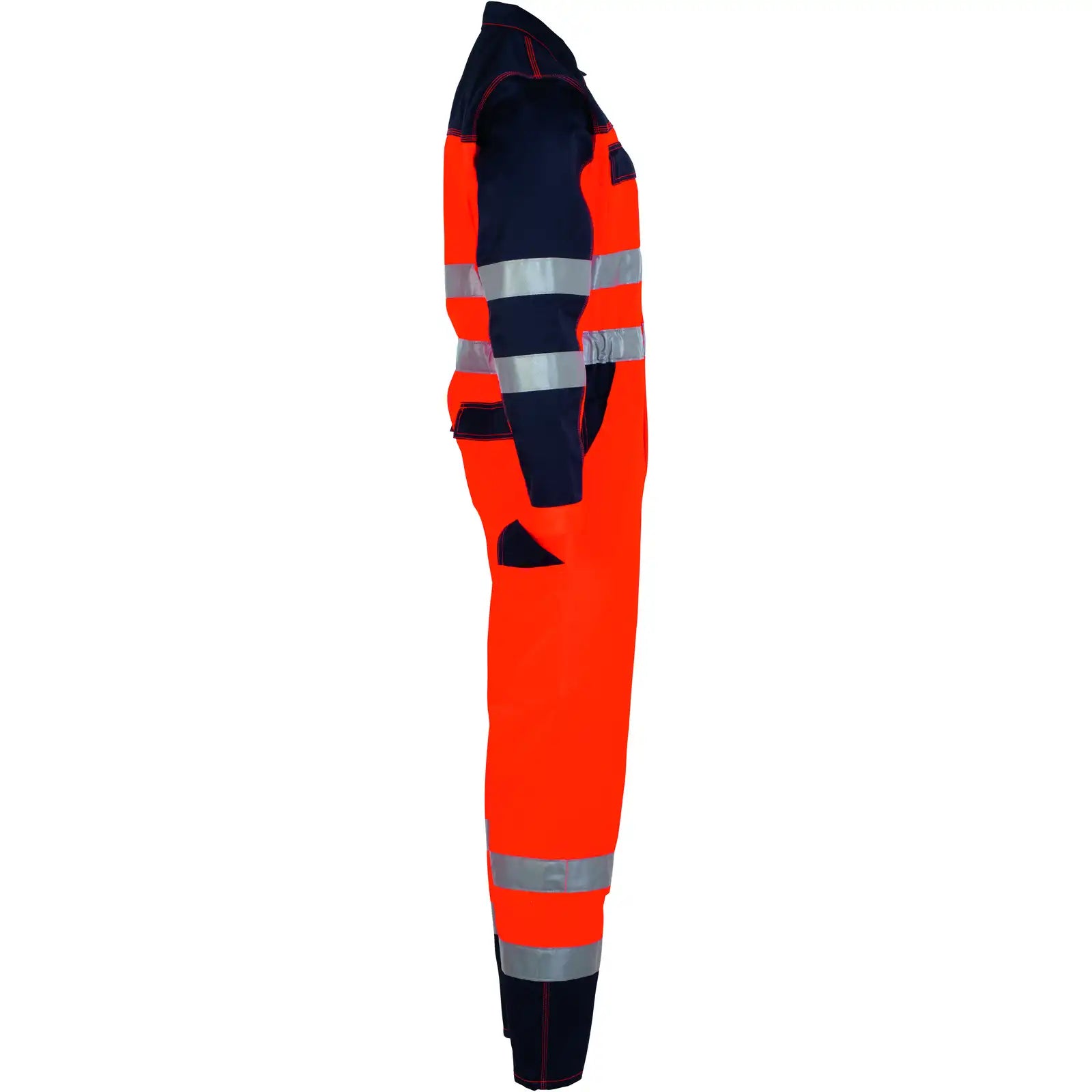 Planam Warnschutz Rallyekombi orange/marine 102 orange/marine - Produktbild ohne Model
