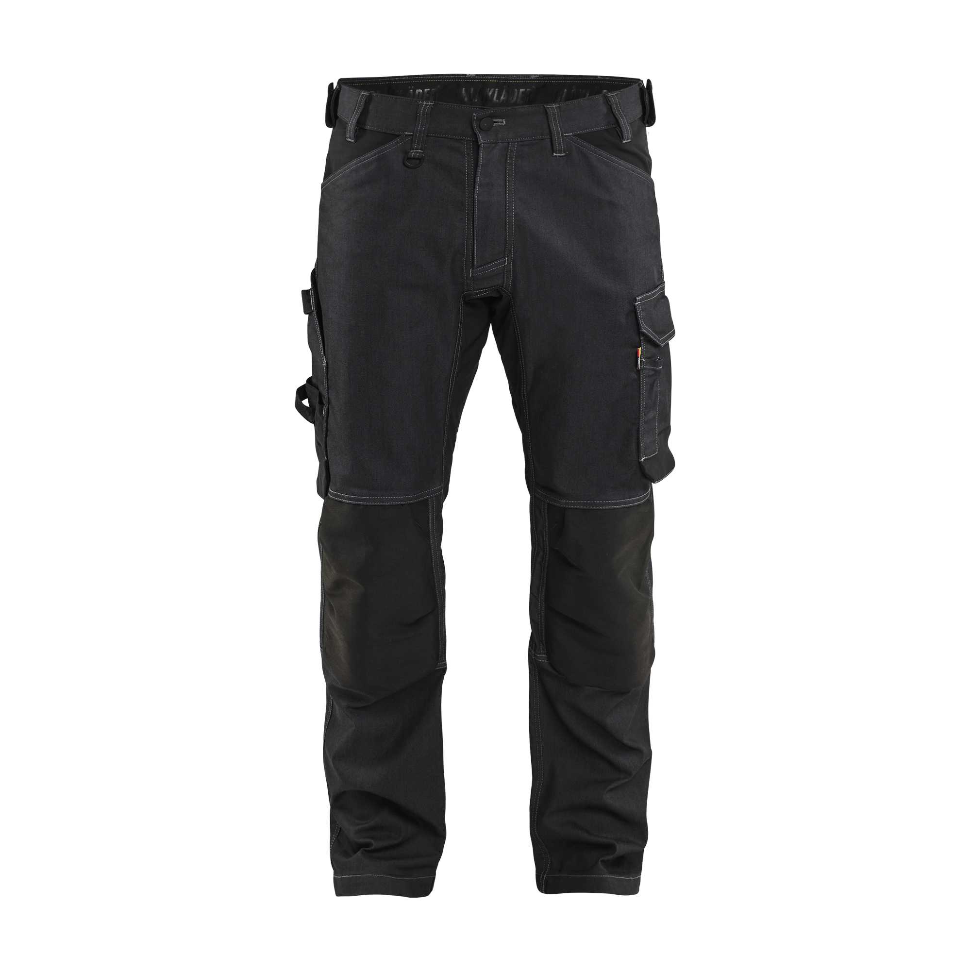 BLAKLADER 17511141 | Craftsman Trousers Stretch Work Trousers Men - CORDURA Denim