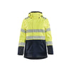 BLAKLADER 44491532 Women’s Multinorm Shell Jacket Hi Vis Reflective Shell Work Jacket WOMEN - Waterproof