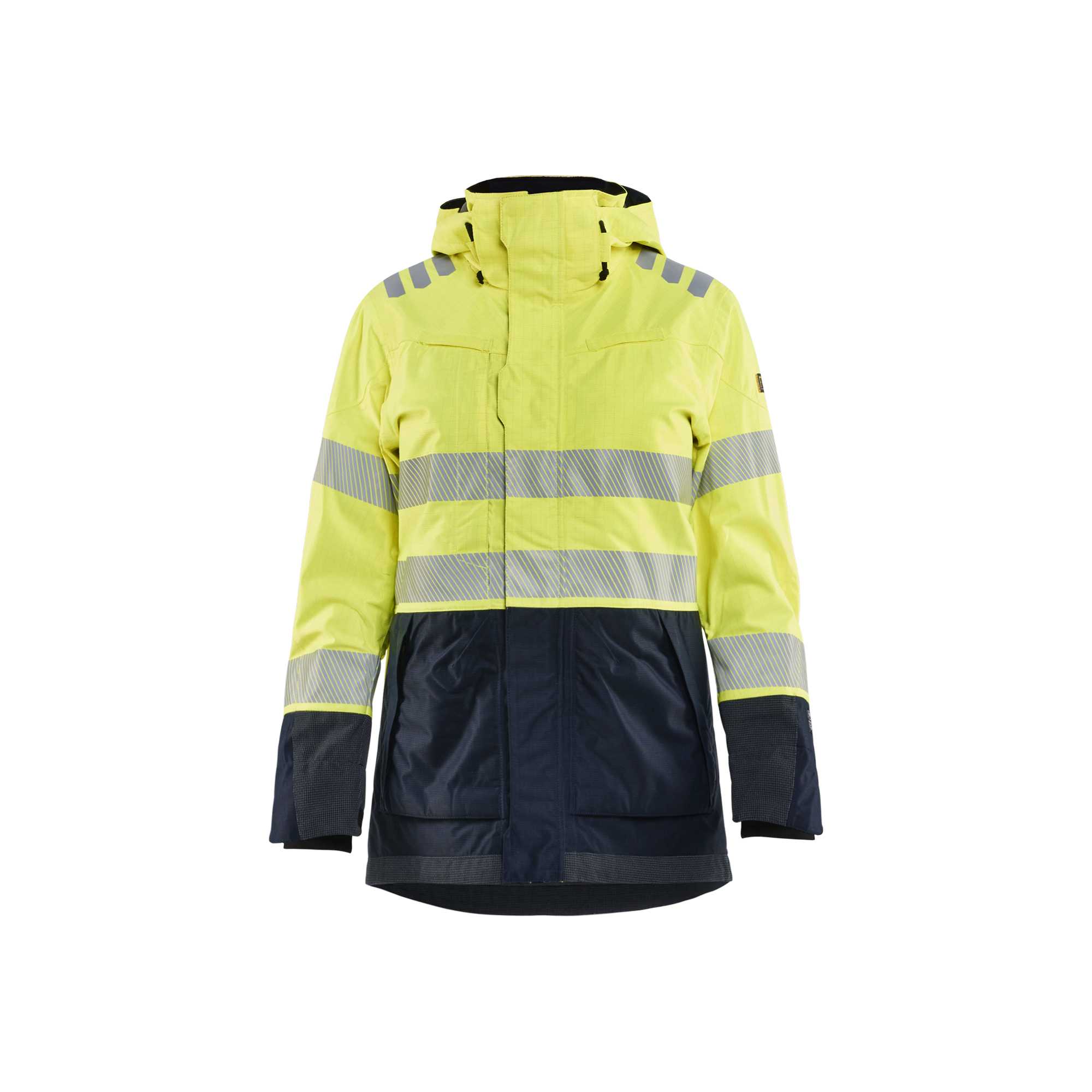 BLAKLADER 44491532 Women’s Multinorm Shell Jacket Hi Vis Reflective Shell Work Jacket WOMEN - Waterproof