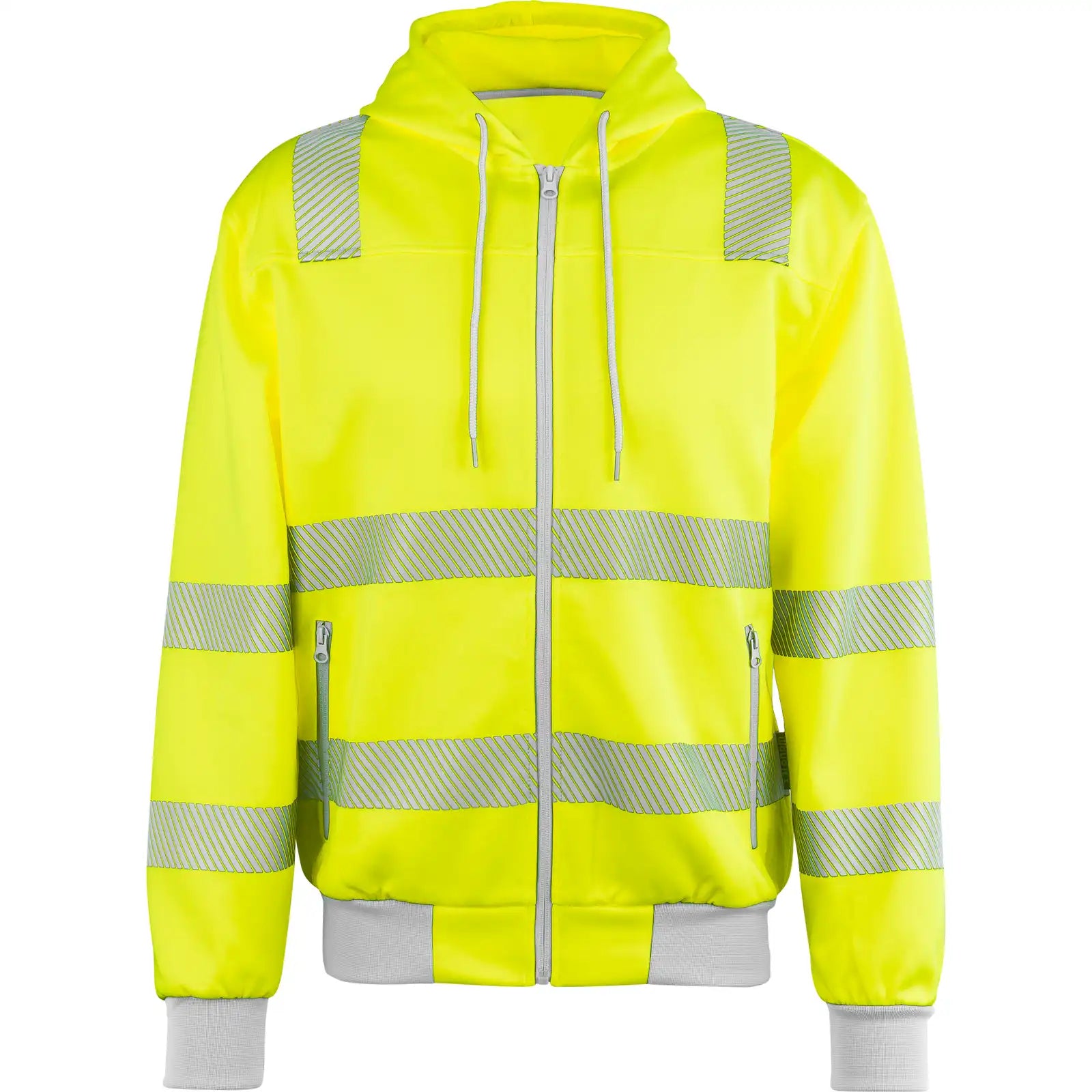 Planam Norit Warnschutz Hoody gelb/zink XS gelb/zink - Vorschaubild