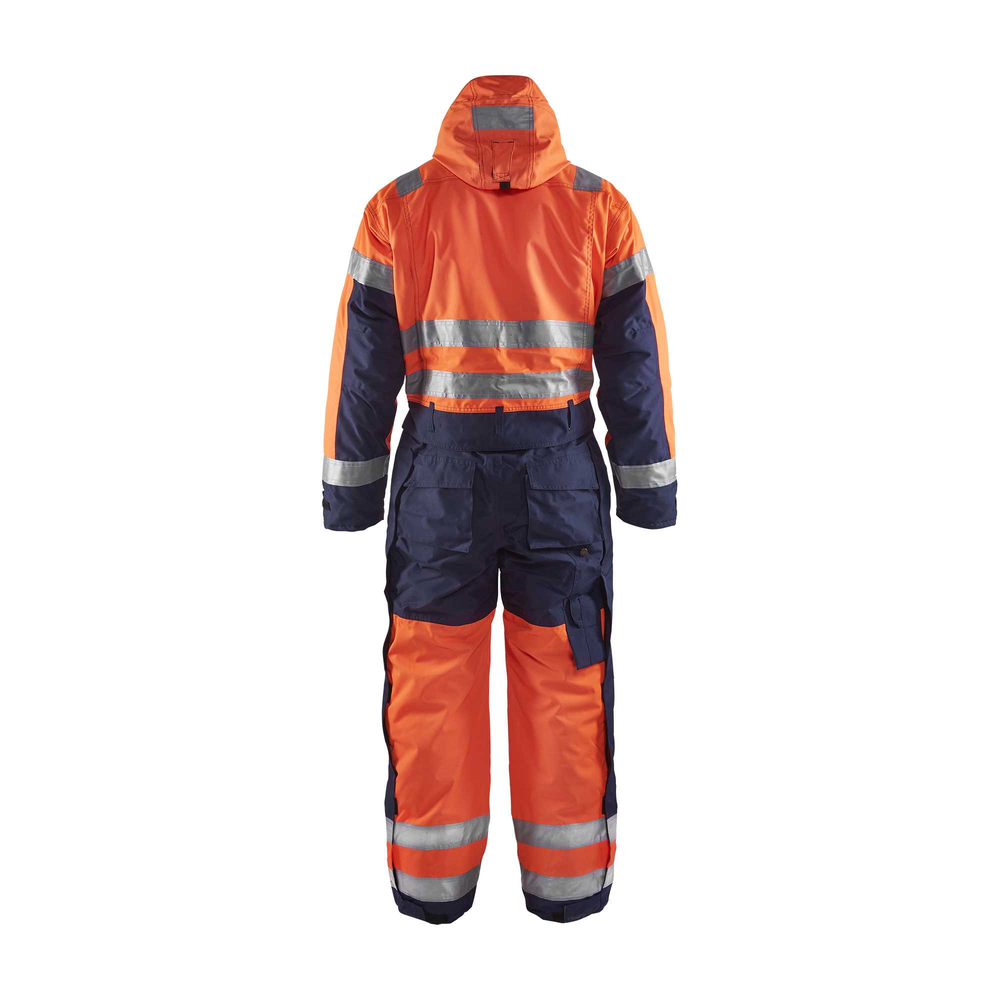 BLAKLADER 67631977 Hi Vis Winter Overall Hi Vis Reflective Work Overall Men - Waterproof