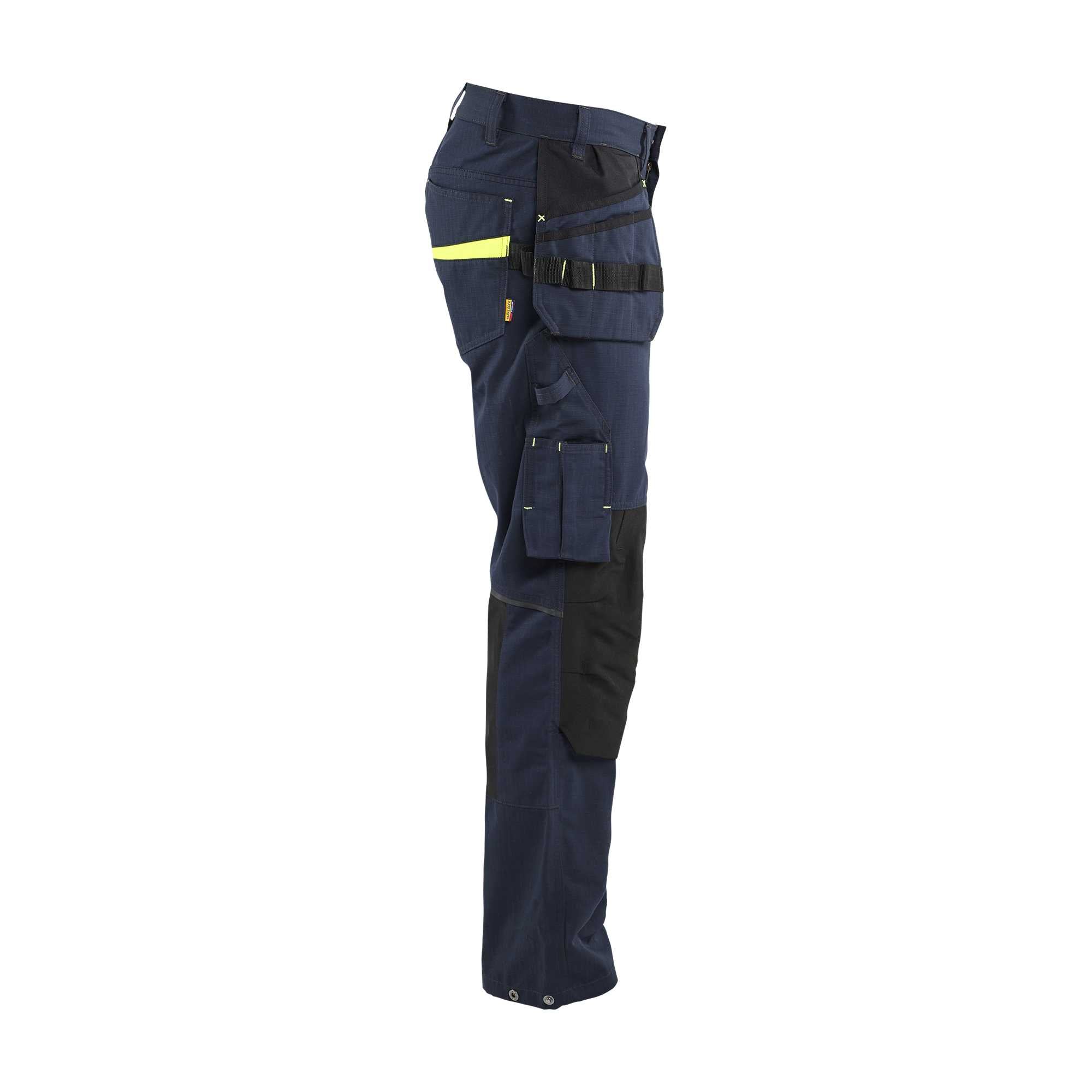 BLAKLADER 14961330 | Service trousers with stretch and tool pockets Work Trousers Men - Ripstop Fabric