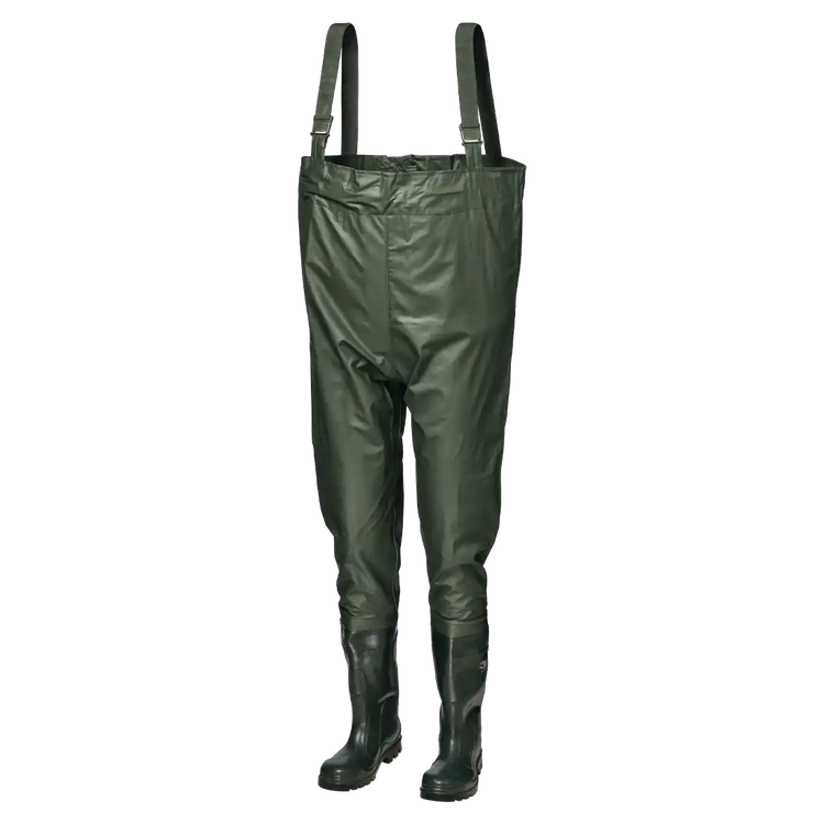SAFETY WAIDERS Safety Wader - Steel Toecap - Puncture-Resistant Midsole - Anti-Slip Outsole