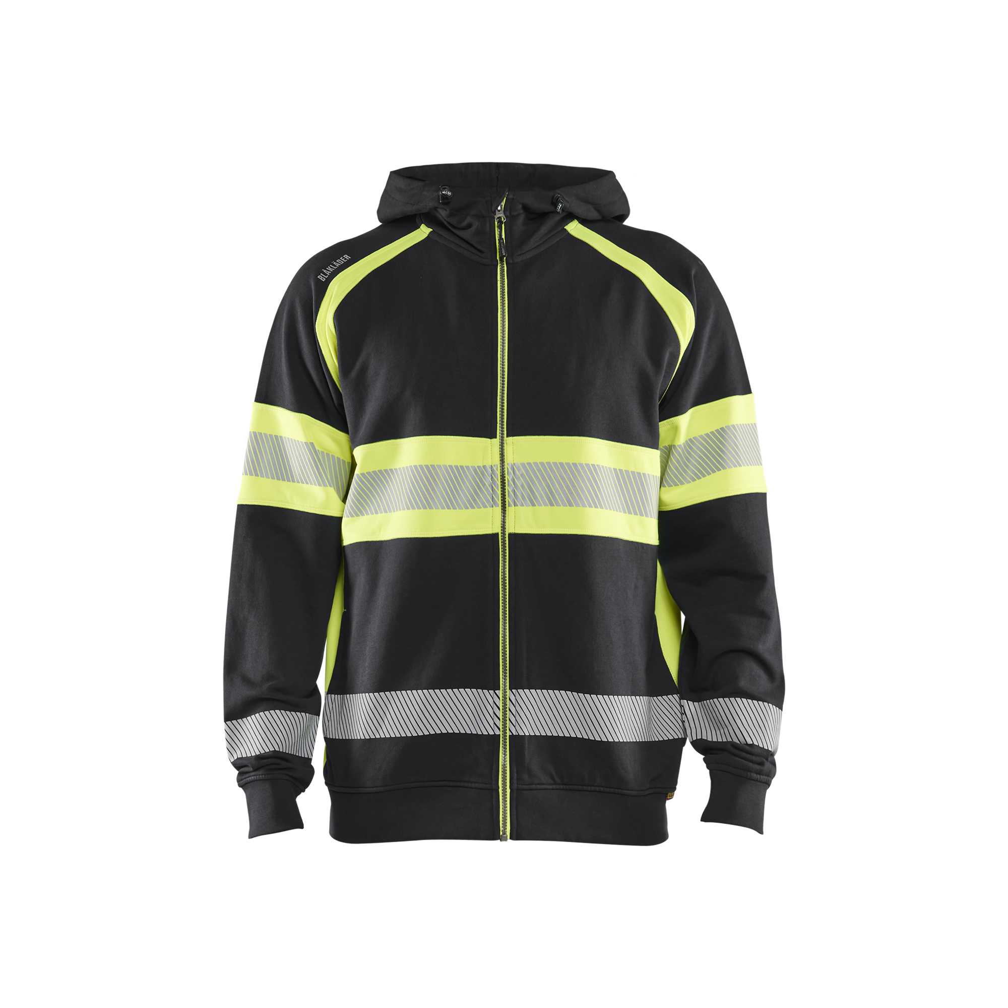 BLAKLADER 35521158 Hi Vis Hoodie Hi Vis Reflective Hoodie Work Sweatshirt MEN - 100% Cotton
