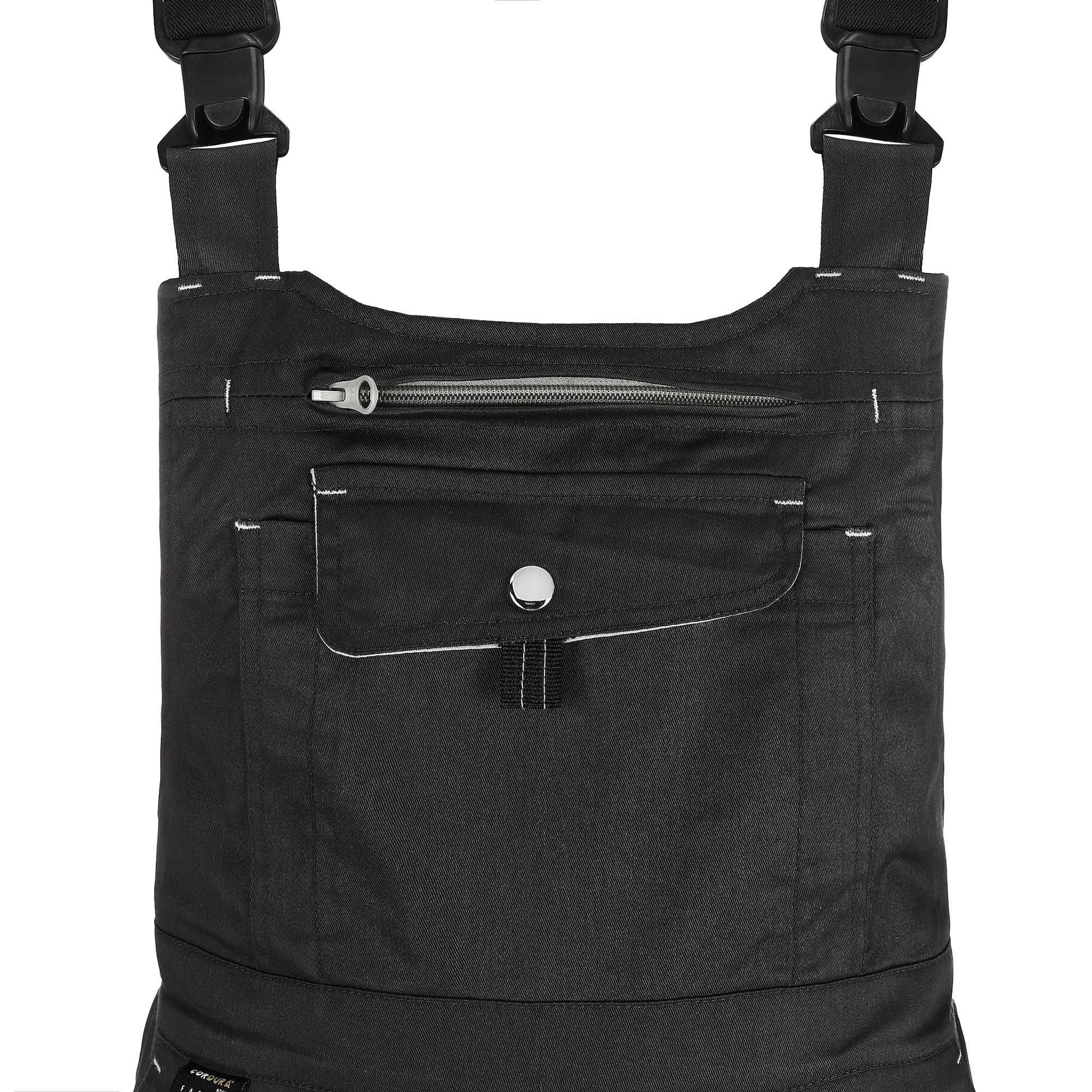 TMG Finesse Work dungarees grey - Finesse BIB Trouser-grey-06-V2