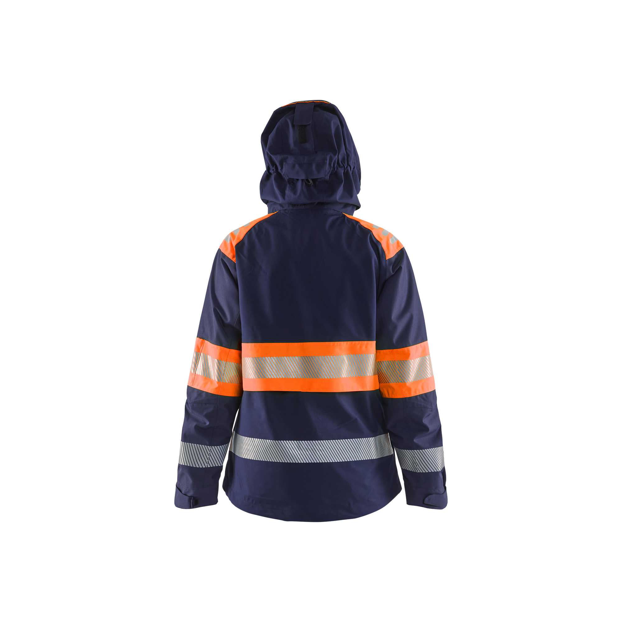 BLAKLADER 44301977 WOMEN’S HI VIS SHELL JACKET Hi Vis Reflective Shell Work Jacket WOMEN - Waterproof