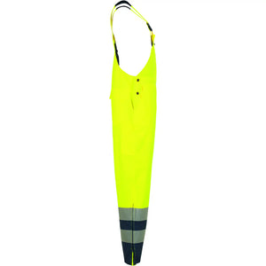 Planam Warnschutz Regenlatzhose gelb/marine S gelb/marine - Produktbild ohne Model