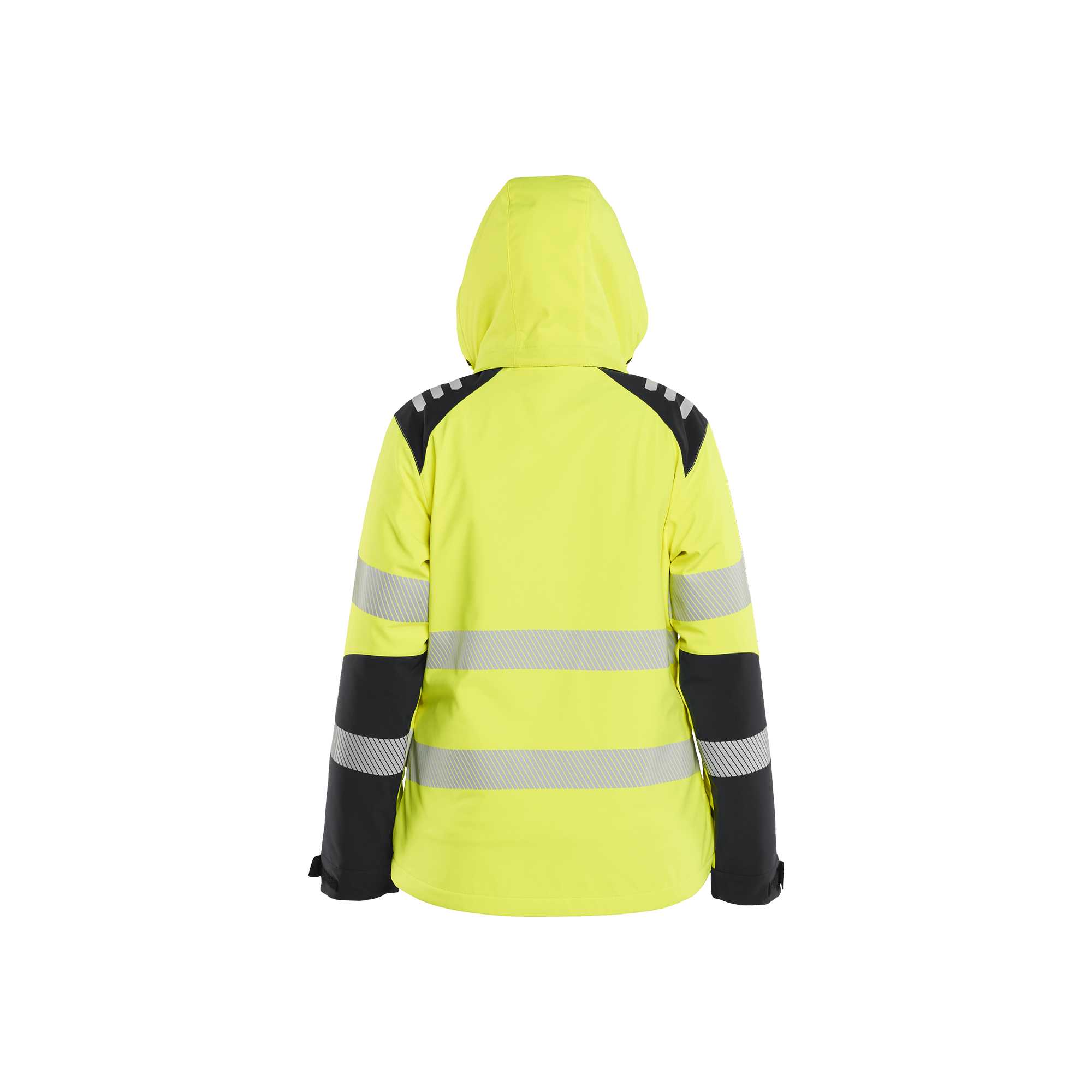 BLAKLADER 44012513 Women's Hi vis Lightweight lined Winter Softshell Jacket Hi Vis Reflective Softshell Work Jacket WOMEN - Waterproof