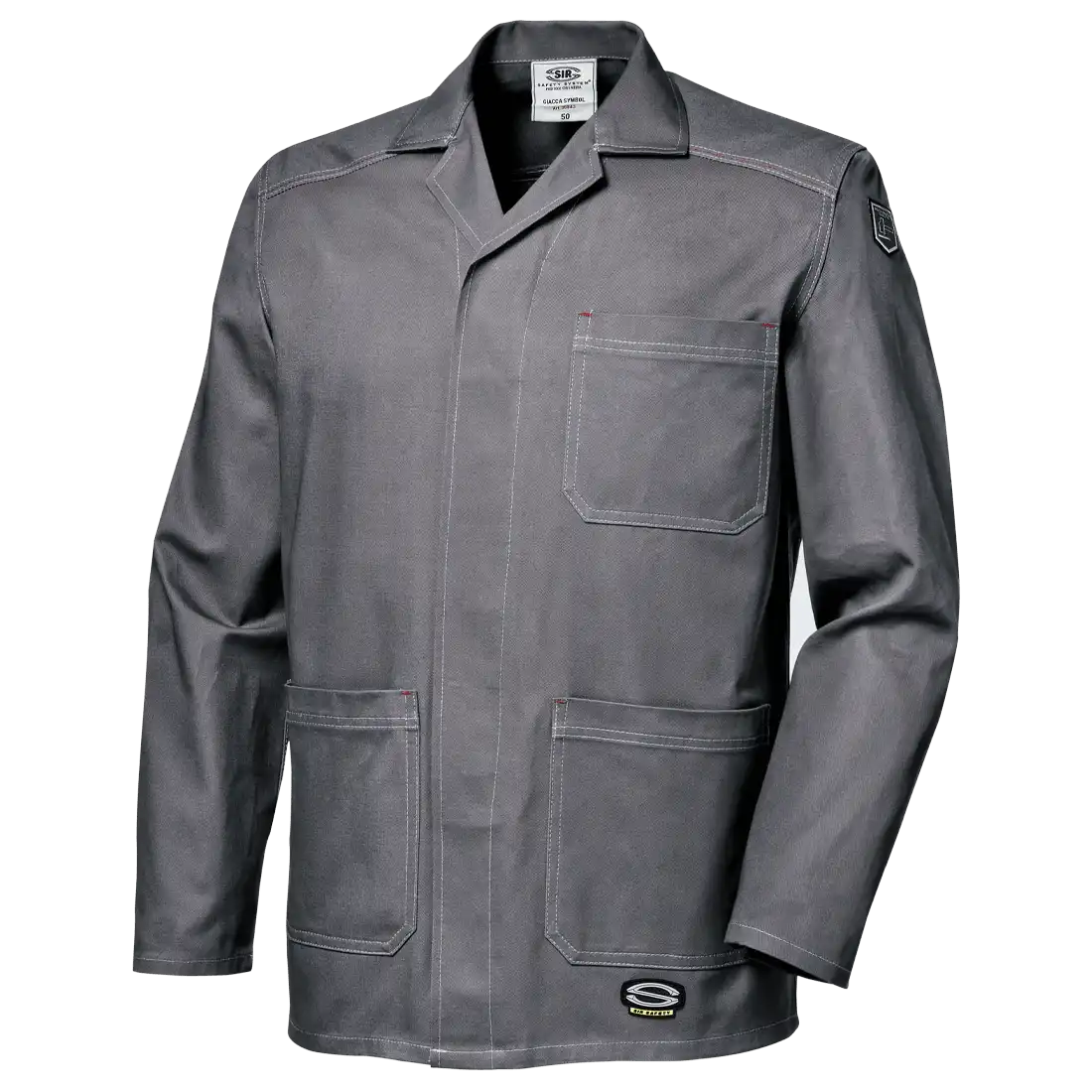 SYMBOL JACKET Workjacket - Breathable Cotton - Triple-Stitched Shoulders - Concealed Button Closure - Image 1