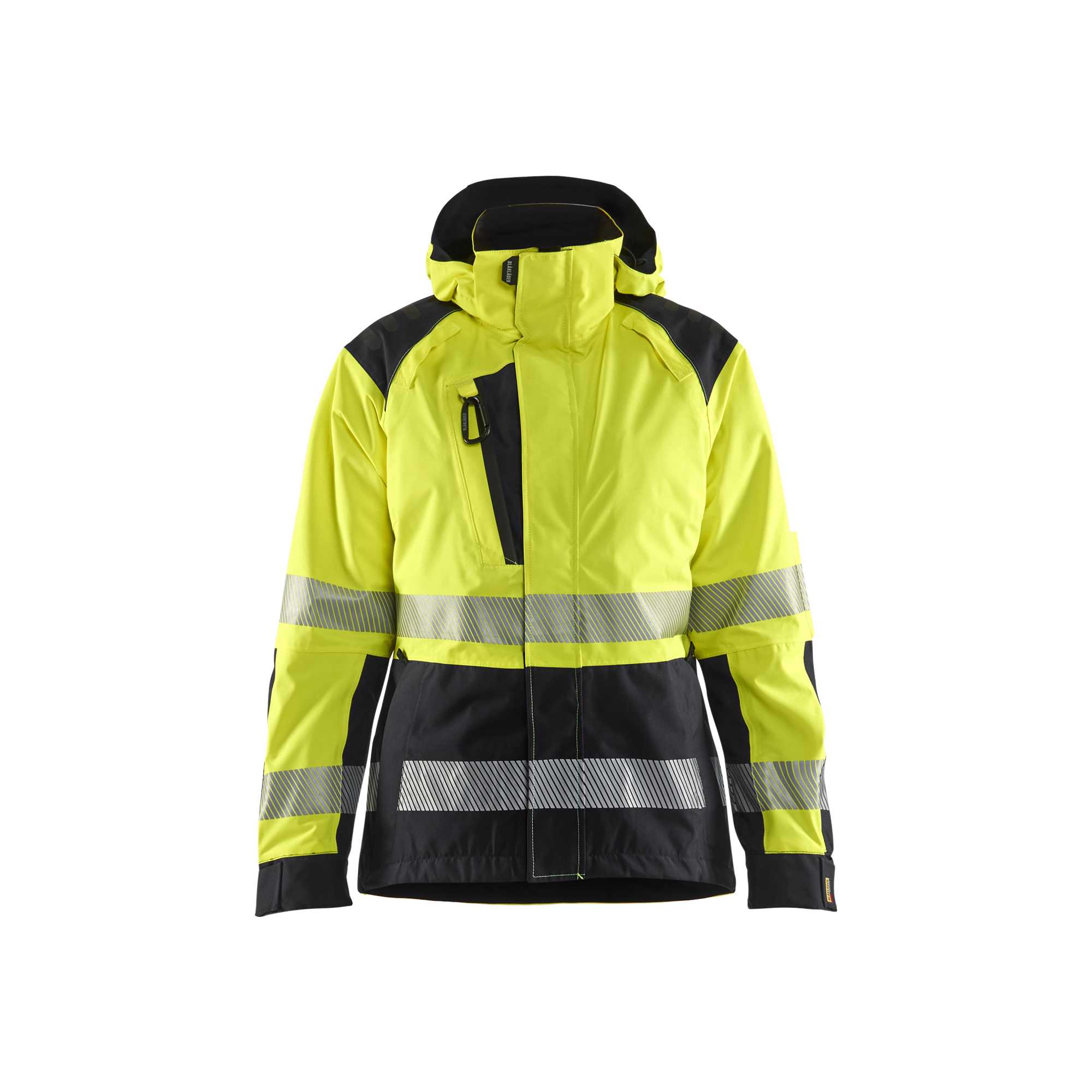 BLAKLADER 44361987 Women’s Hi Vis Shell Jacket Hi Vis Reflective Shell Work Jacket WOMEN - Waterproof