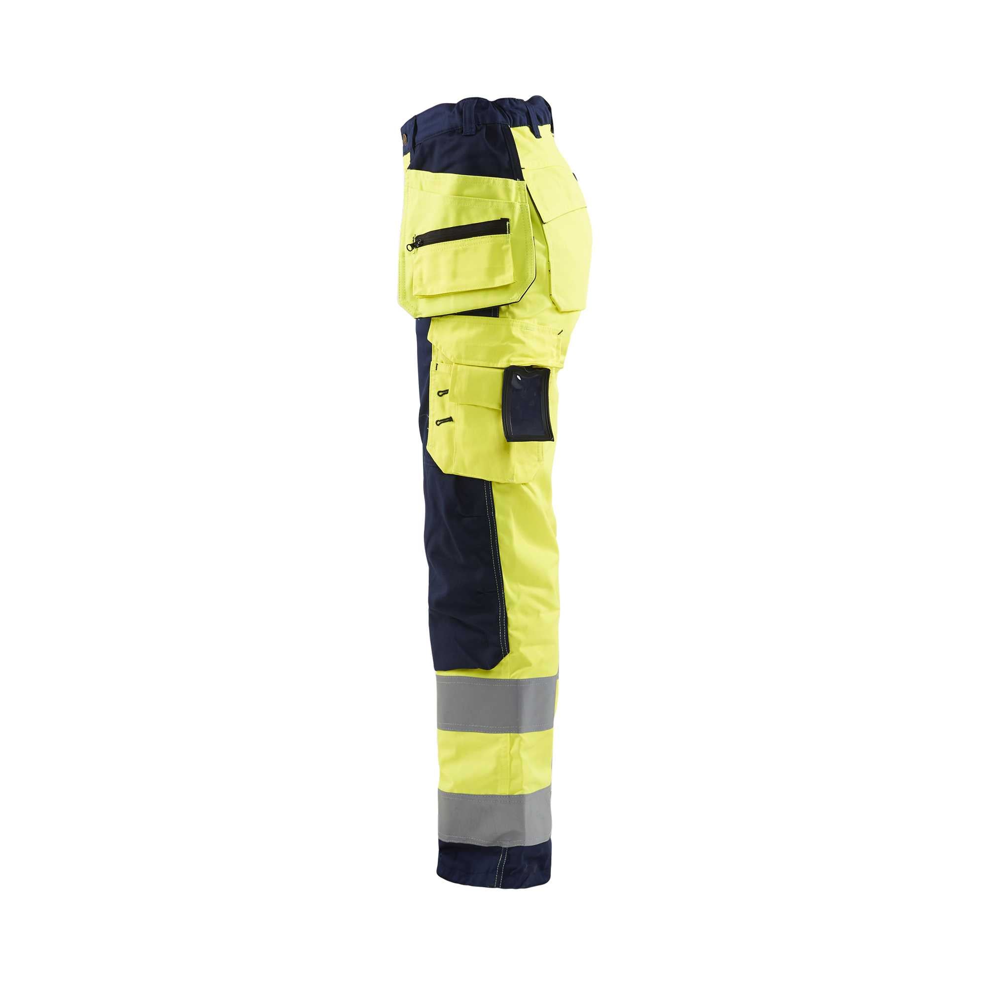 BLAKLADER 71561811 | Women's Hi Vis trousers Hi Vis Reflective Work Trousers Women - twill fabric