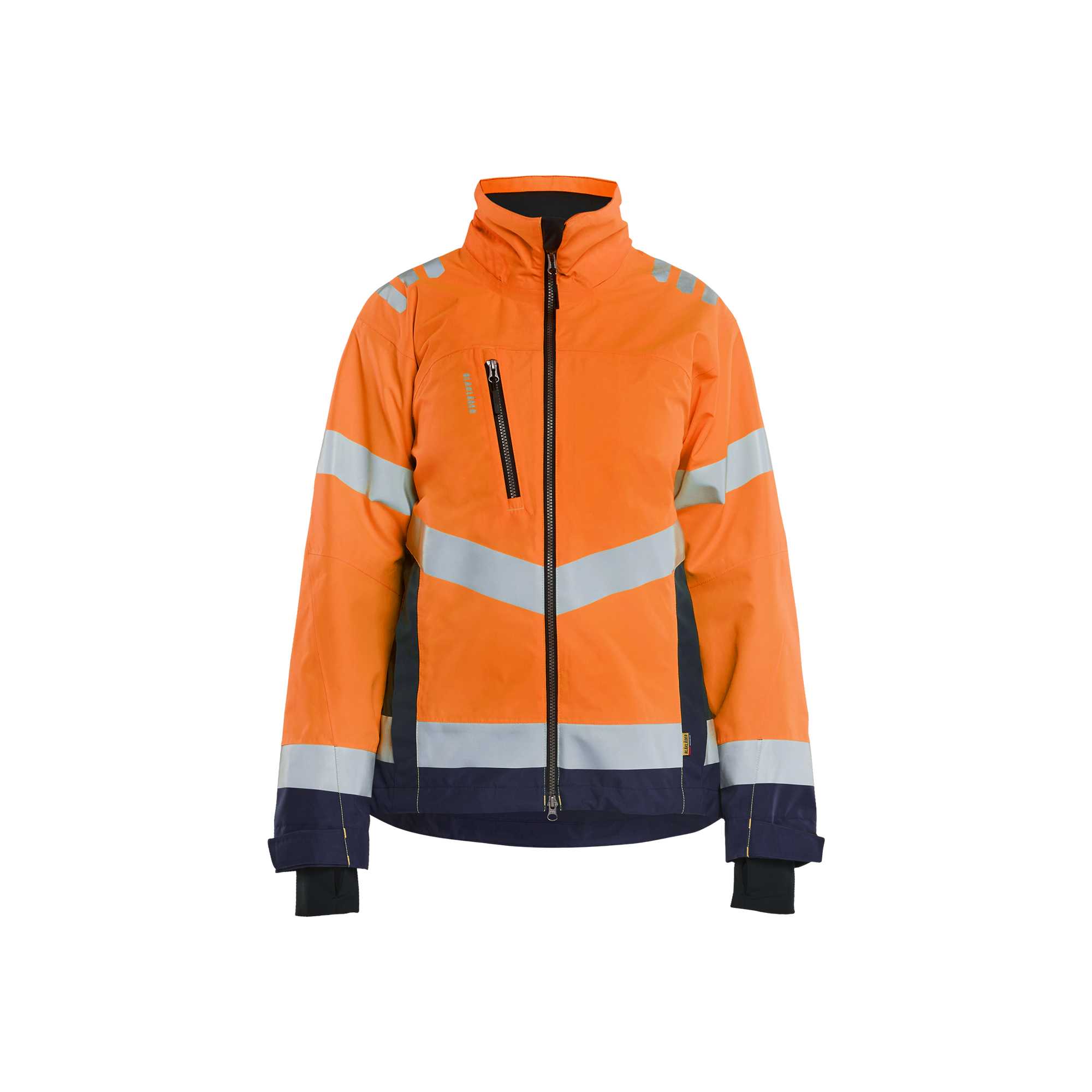 BLAKLADER 47611977 Women's Hi Vis Shell Jacket Hi Vis Reflective Shell Work Jacket WOMEN - Waterproof