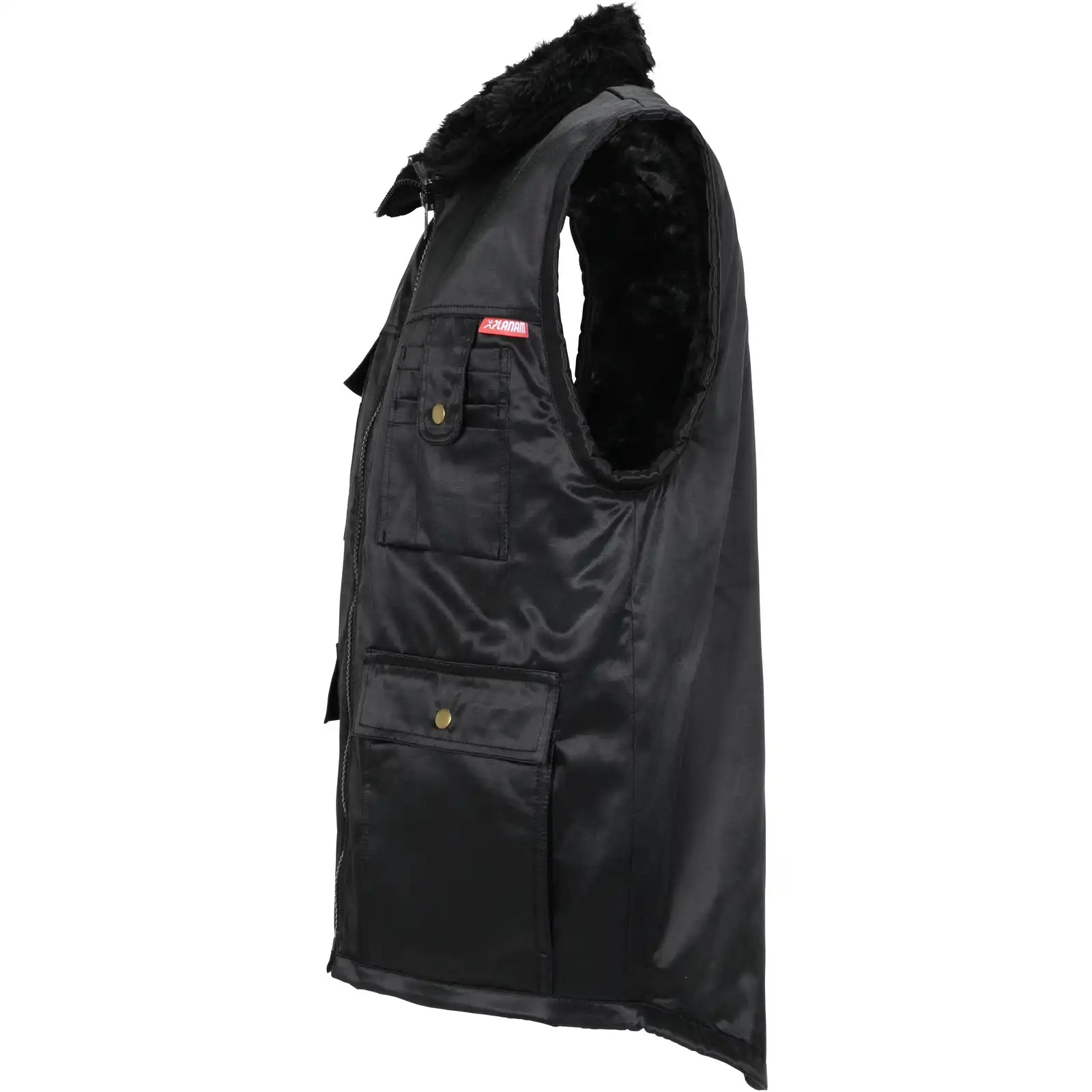 Planam Outdoor Gletscher Pilotenweste schwarz S schwarz - Produktbild ohne Model