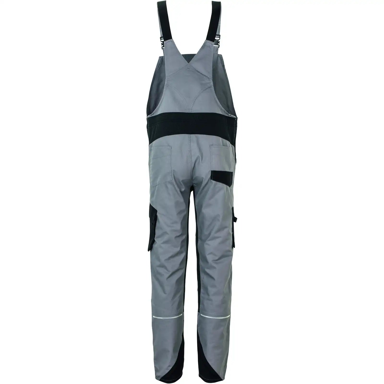 Planam Norit Herren Latzhose zink/schwarz 102 zink/schwarz - Produktbild ohne Model