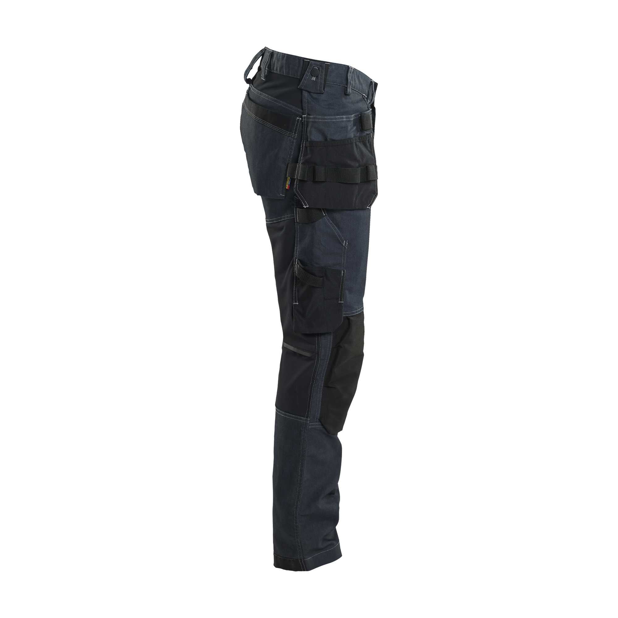 BLAKLADER 17501141 Craftsman Trousers Stretch Work Trousers Men - CORDURA Denim