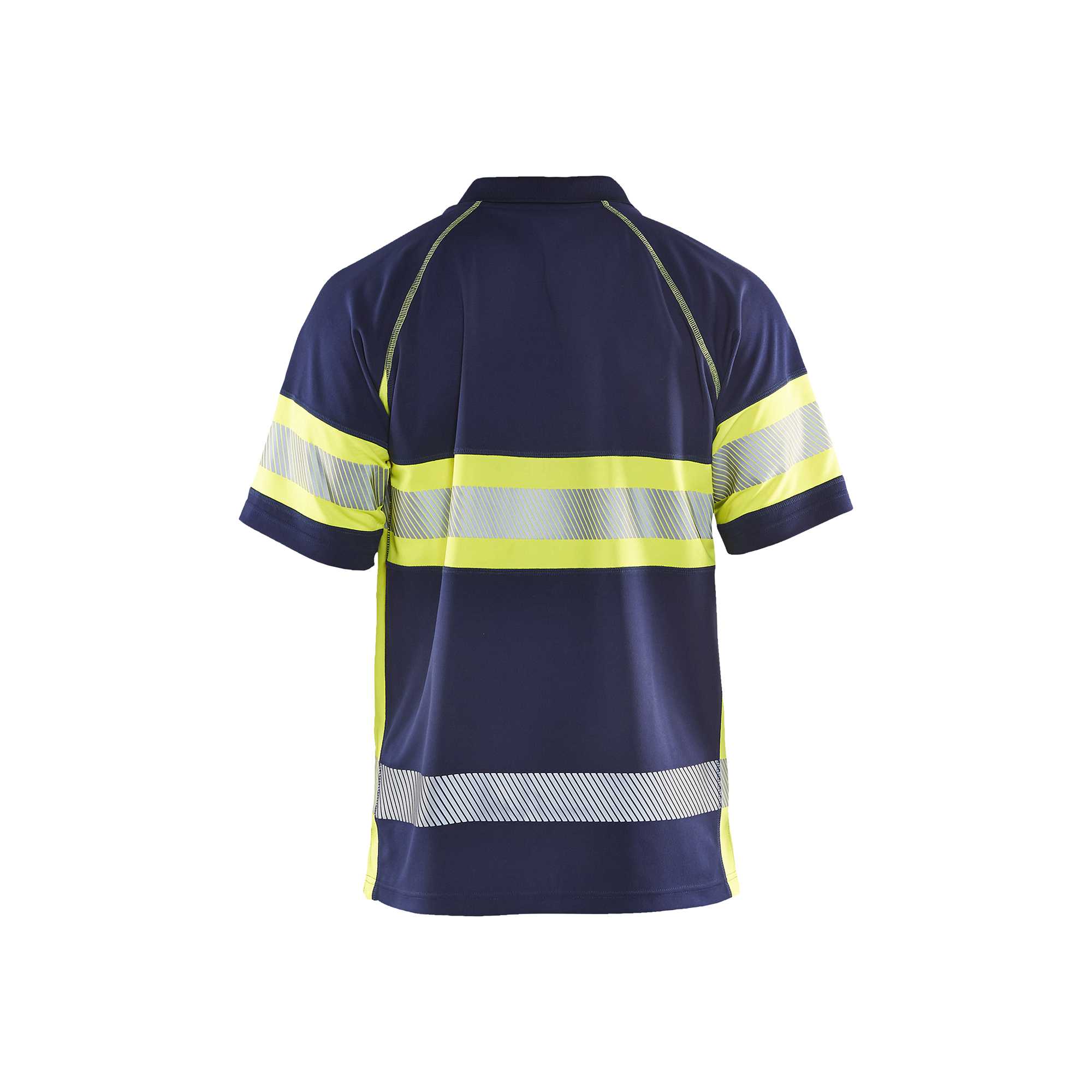 BLAKLADER 33381051 Hi Vis Polo Shirt with UV protection Hi Vis Reflective Short Sleeve Work Polo MEN - 100% Polyester
