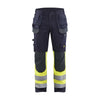 BLAKLADER 14891512 | Multinorm Inherent trousers Hi Vis Reflective Work Trousers Men - ripstop fabric