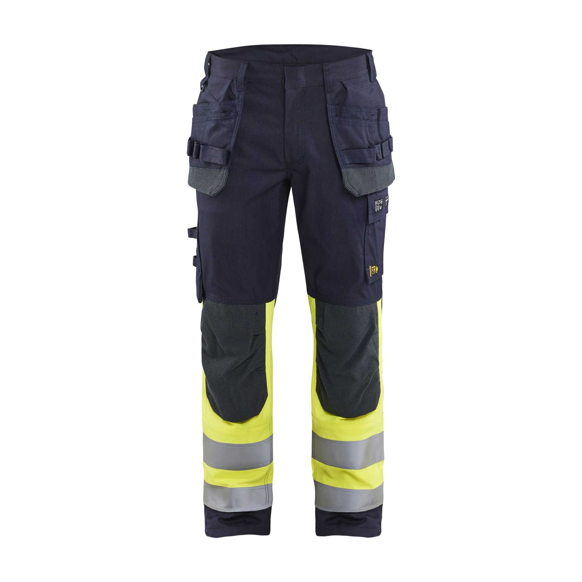 BLAKLADER 14891512 | Multinorm Inherent trousers Hi Vis Reflective Work Trousers Men - ripstop fabric