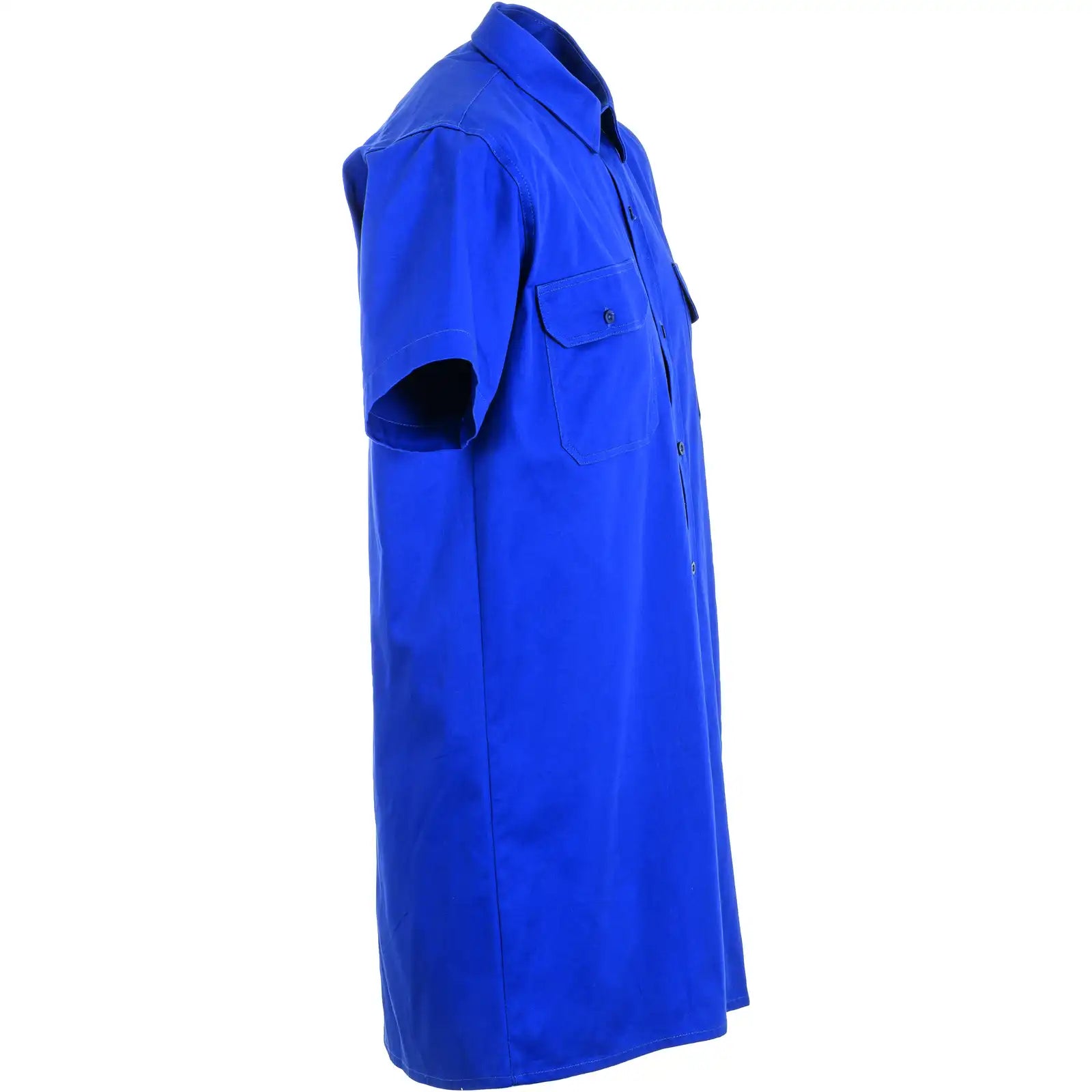 Planam Hemden Köperhemd 1/4-Arm mittelblau 37/38 mittelblau - Produktbild ohne Model