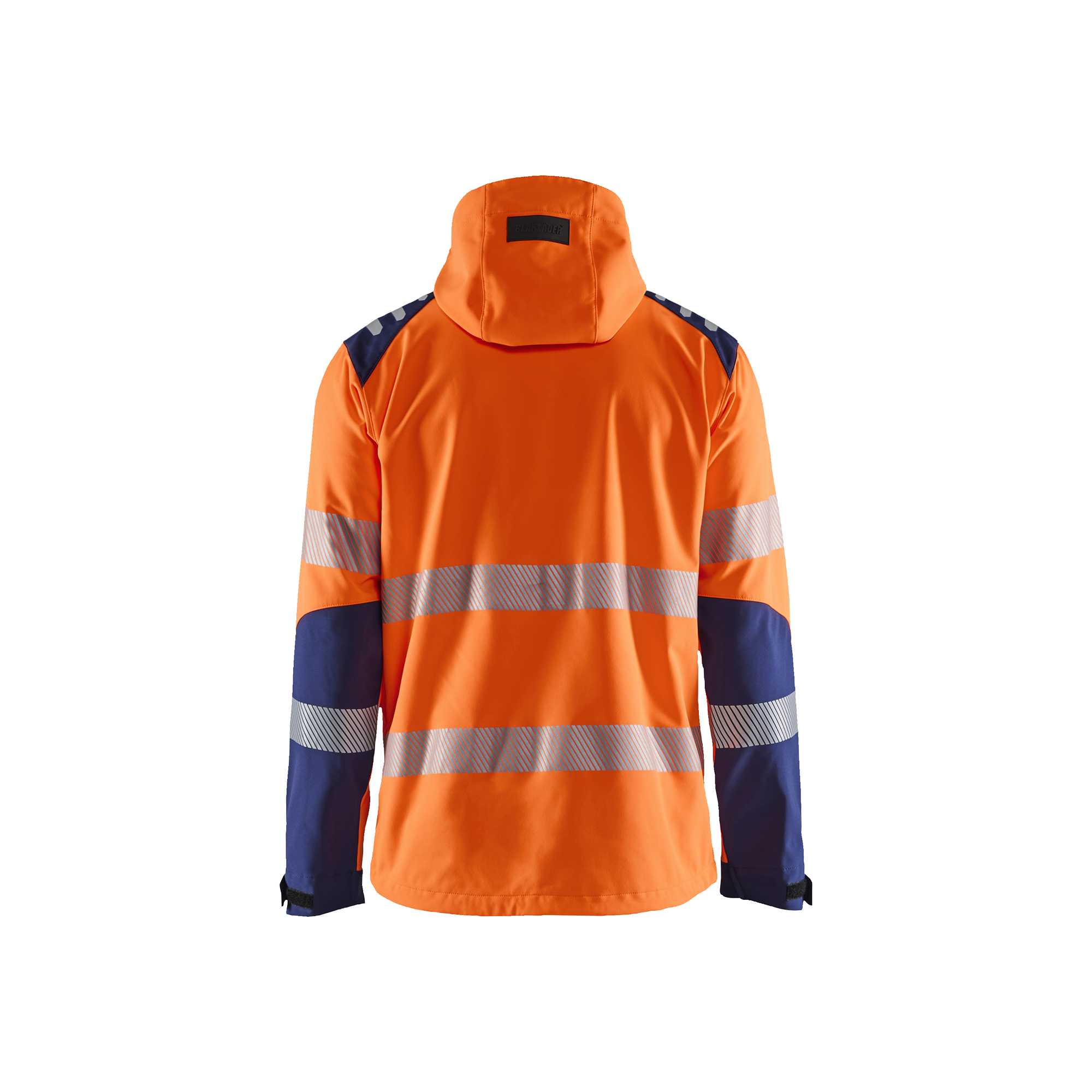 BLAKLADER 44912513 Hi Vis Softshell jacket Hi Vis Reflective Softshell Work Jacket MEN - Waterproof