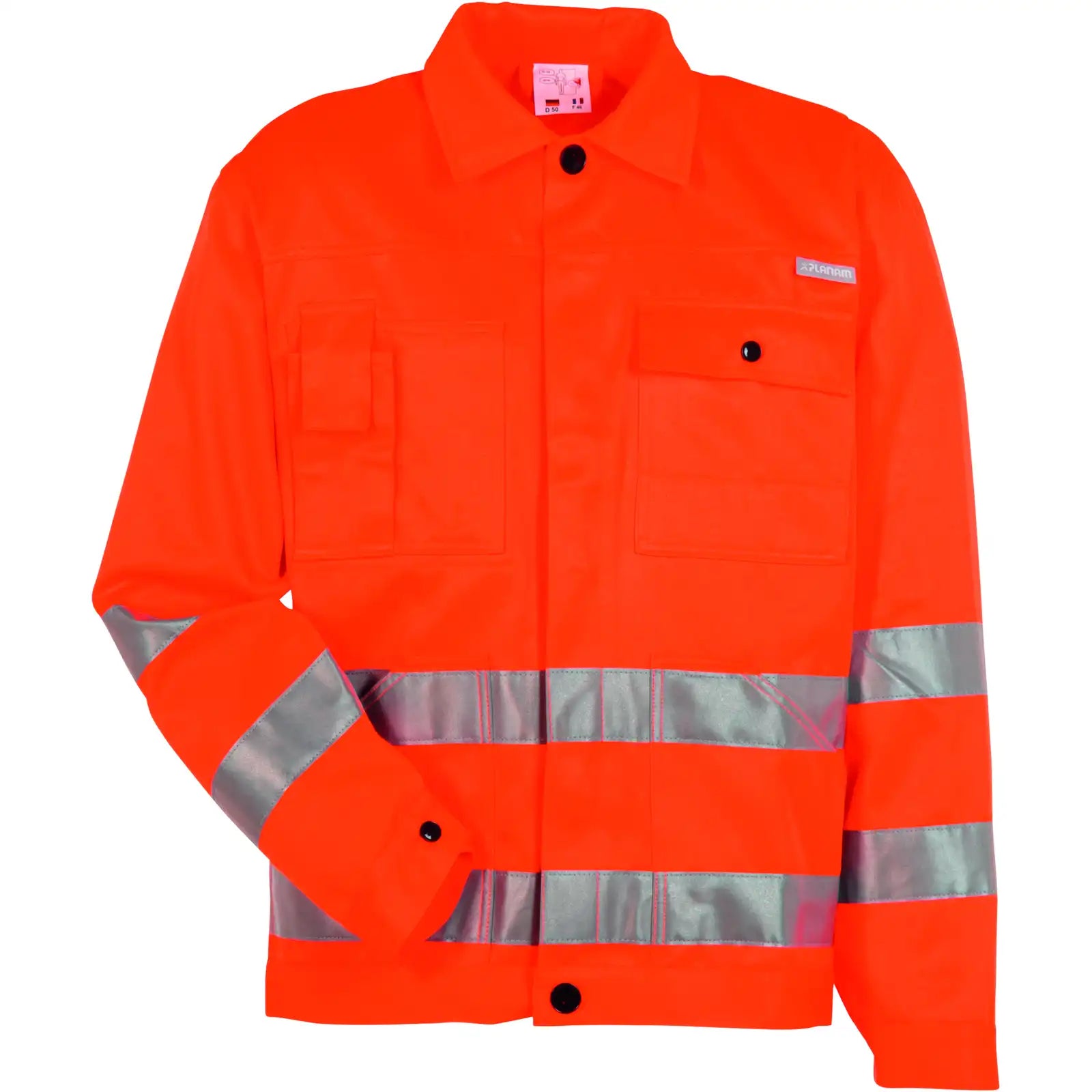 Planam Warnschutz Bundjacke uni orange 102 uni orange - Vorschaubild