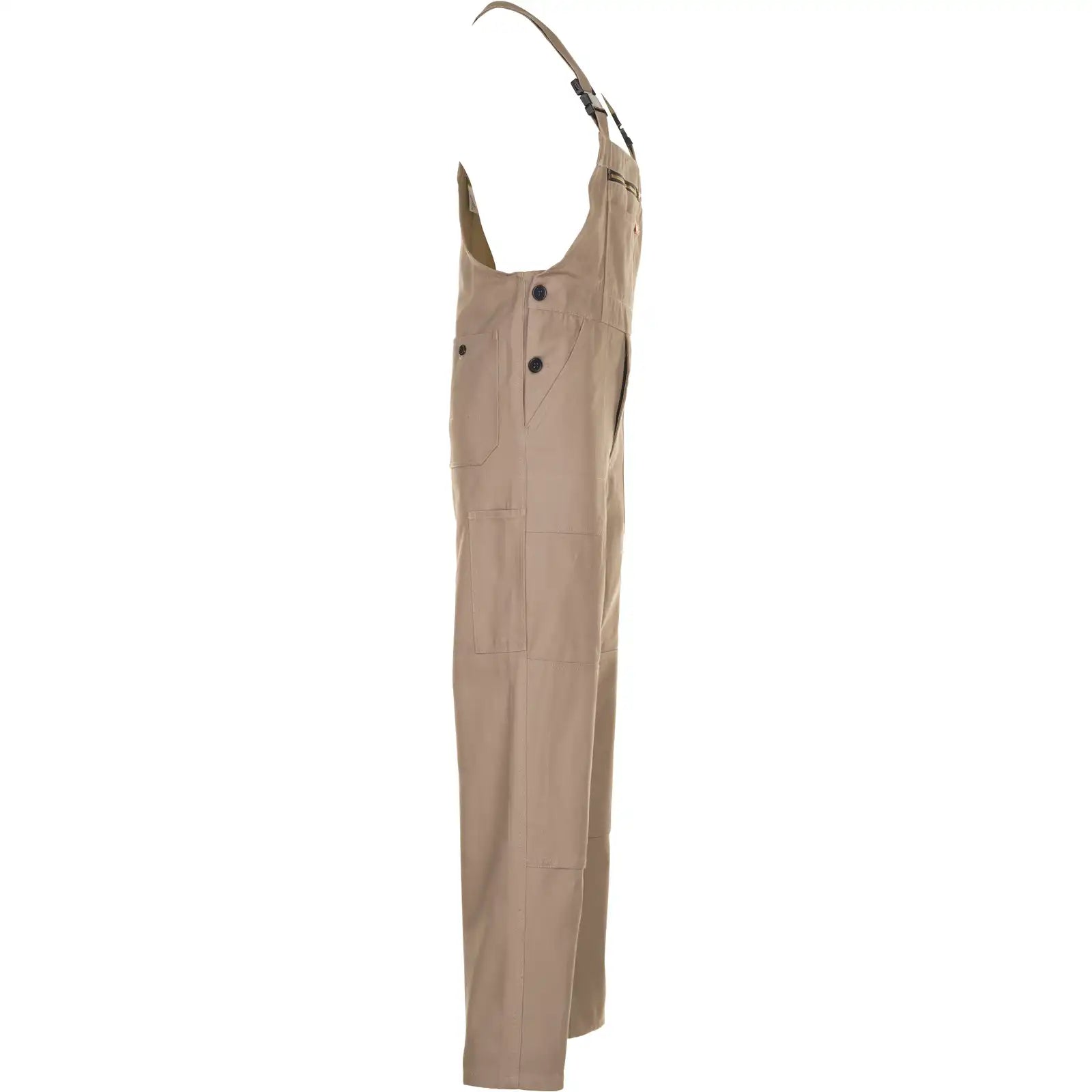 Planam BW 290 Cargo-Latzhose khaki 102 khaki - Produktbild ohne Model