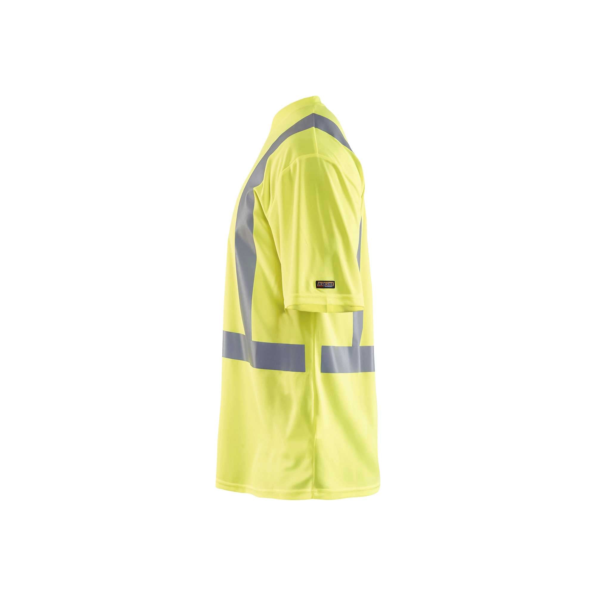 BLAKLADER 33821011 UV T SHIRT HI VIS Hi Vis Reflective Short Sleeve Work T-Shirt MEN - 100% Polyester