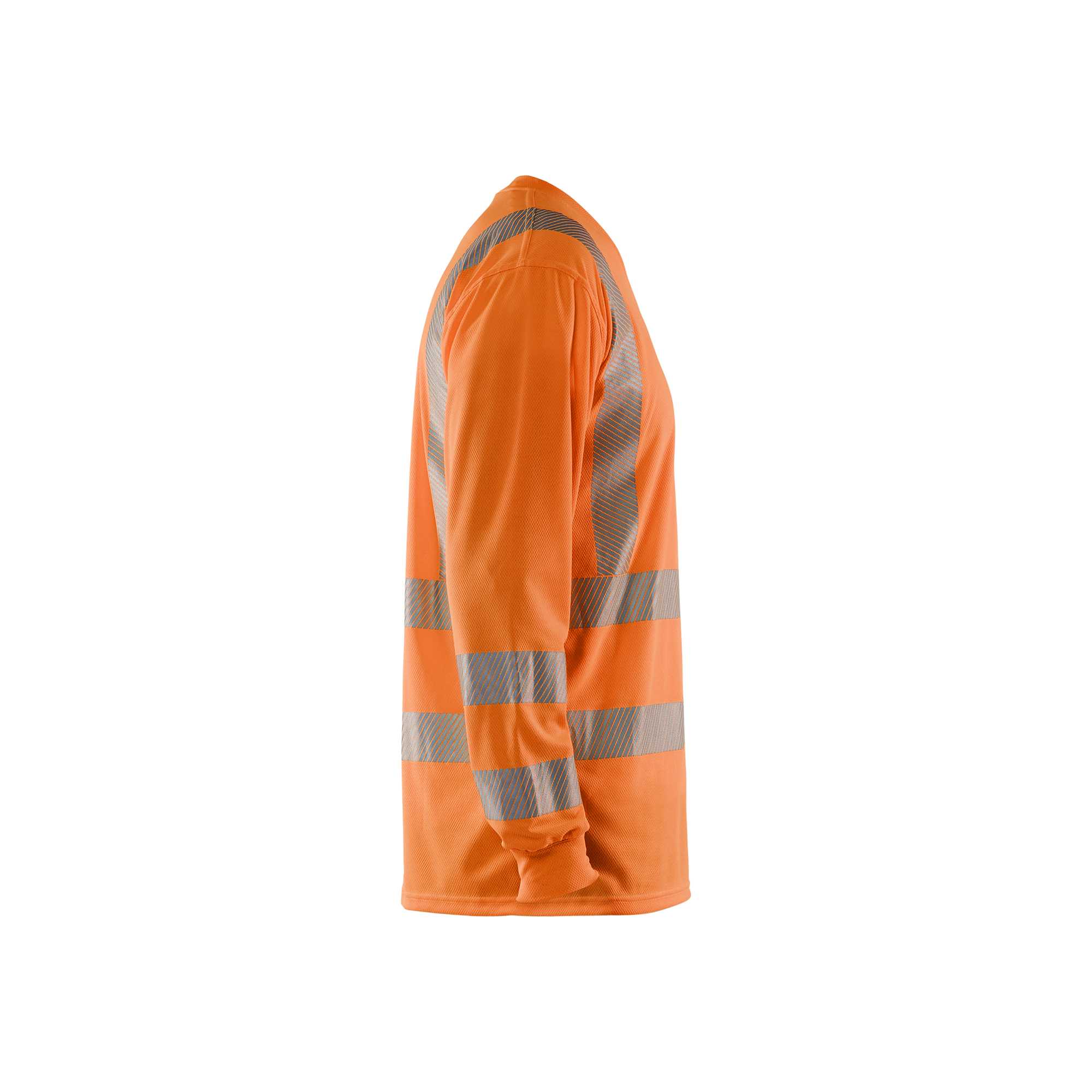 BLAKLADER 33851013 Hi Vis UV Long sleeved T shirt Hi Vis Reflective Long Sleeve Work T-Shirt MEN - 100% Polyester