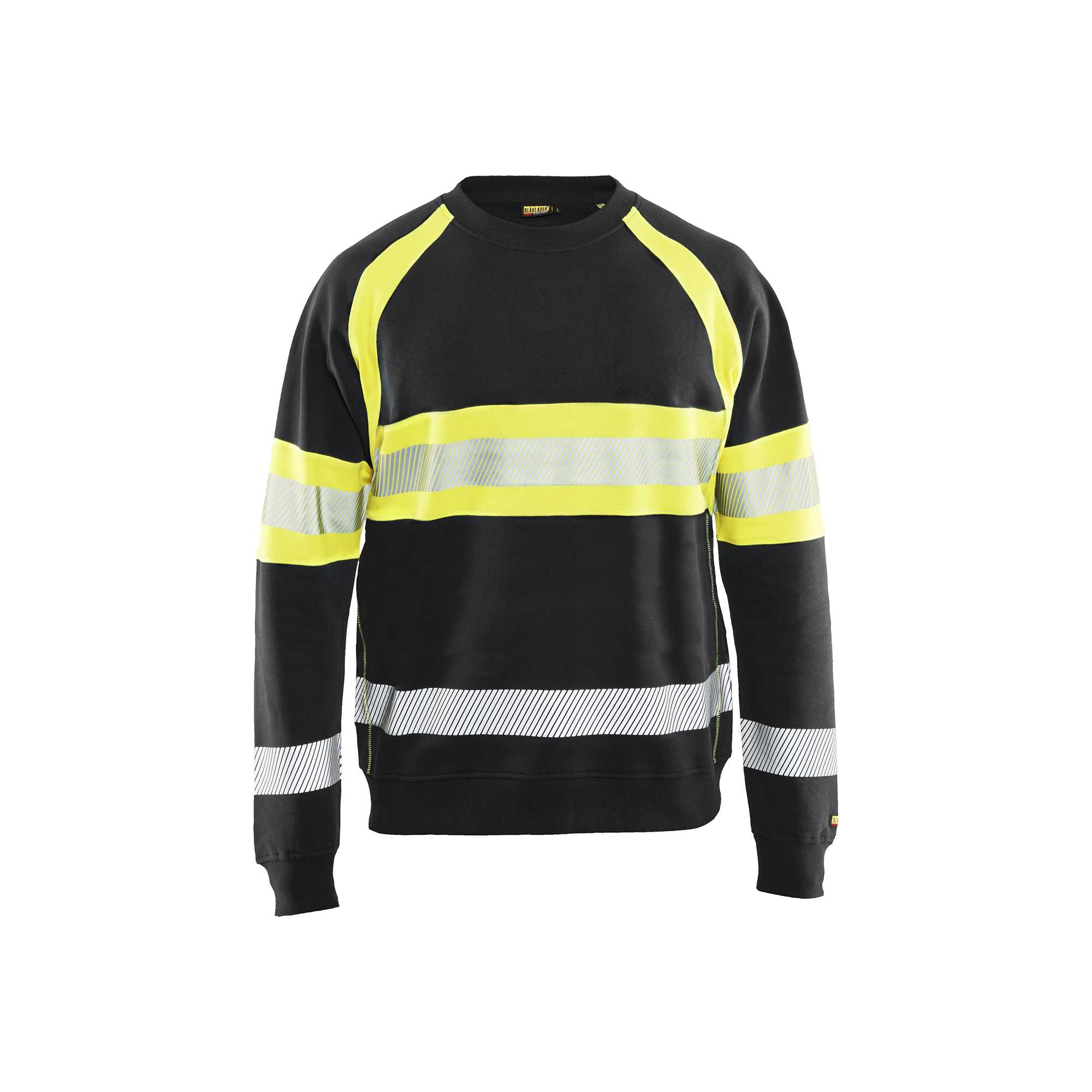 BLAKLADER 33591158 Hi Vis Sweater Hi Vis Reflective Work Sweatshirt MEN - 100% Cotton