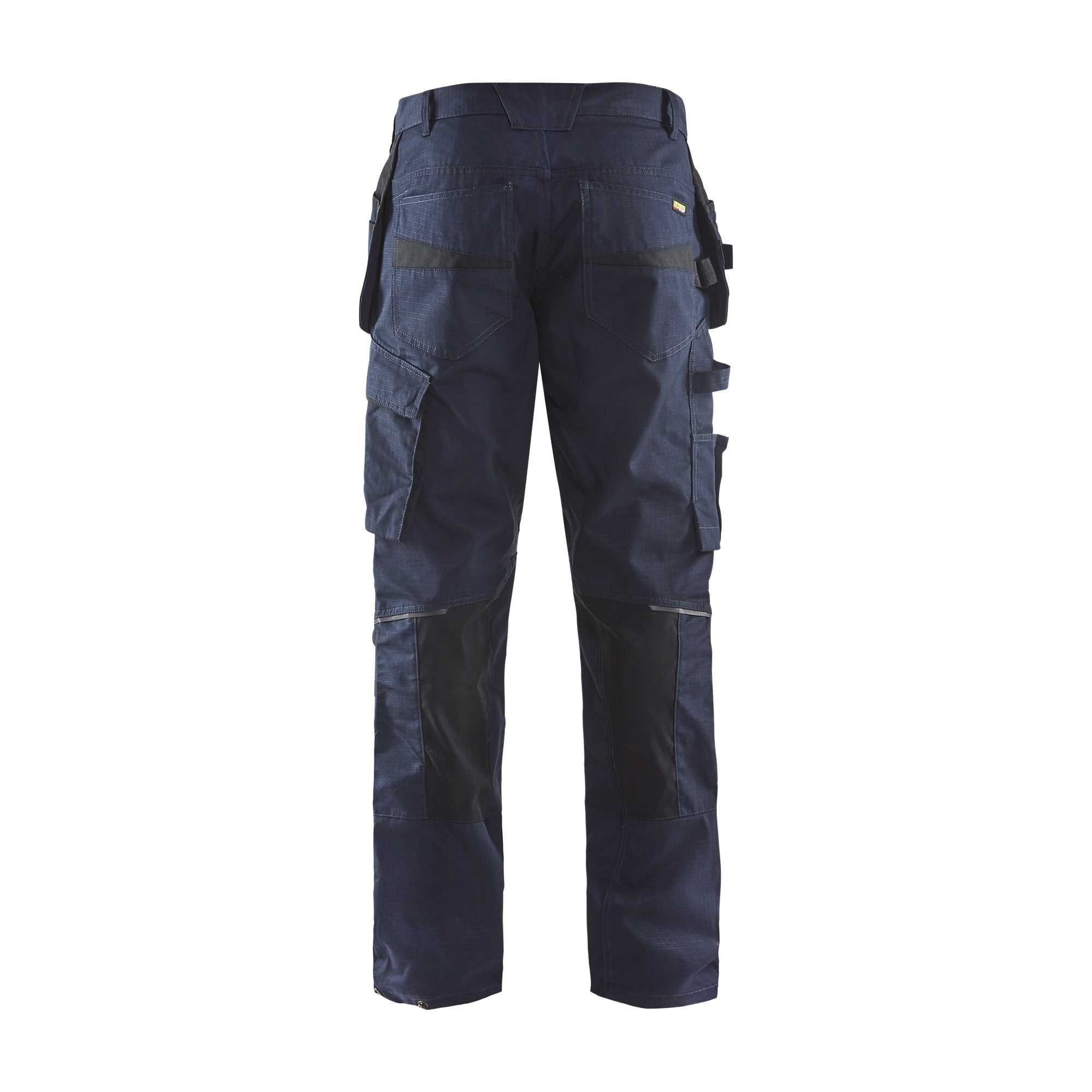 BLAKLADER 14961330 | Service trousers with stretch and tool pockets Work Trousers Men - Ripstop Fabric