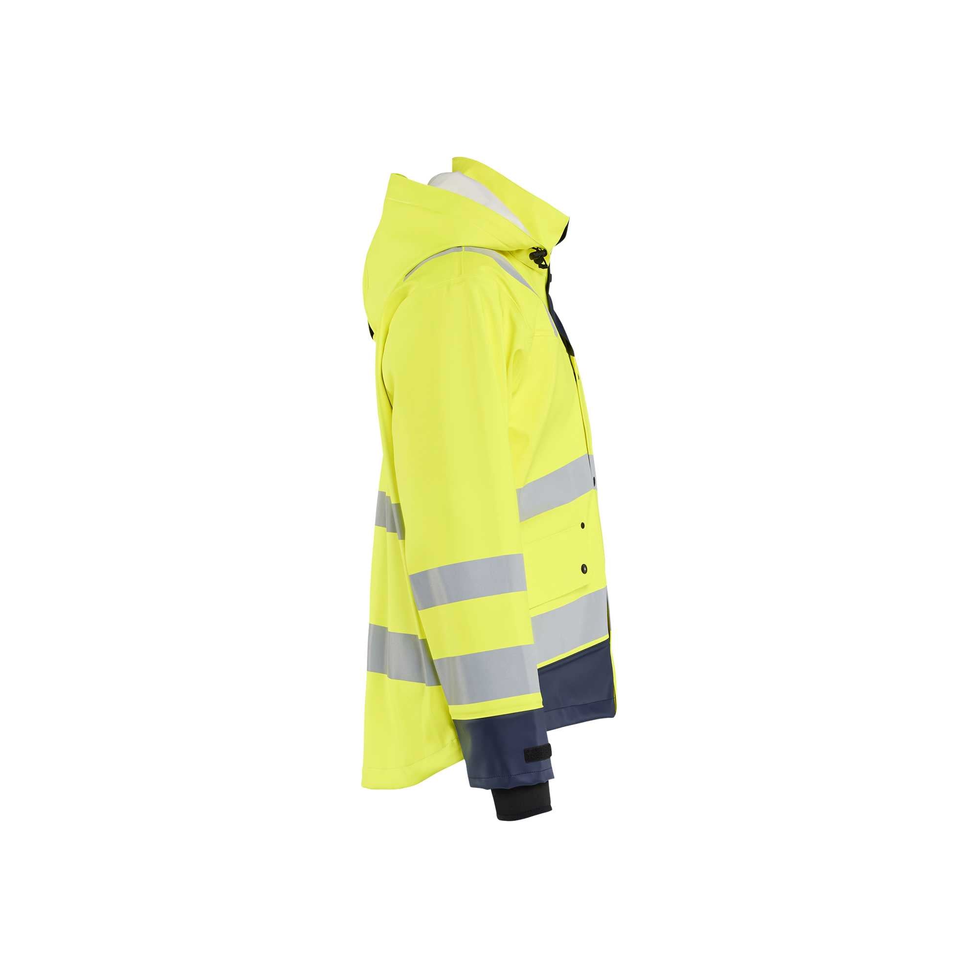 BLAKLADER 43272005 Rain jacket Hi Vis Level 3 Hi Vis Reflective Rain Jacket MEN - Waterproof