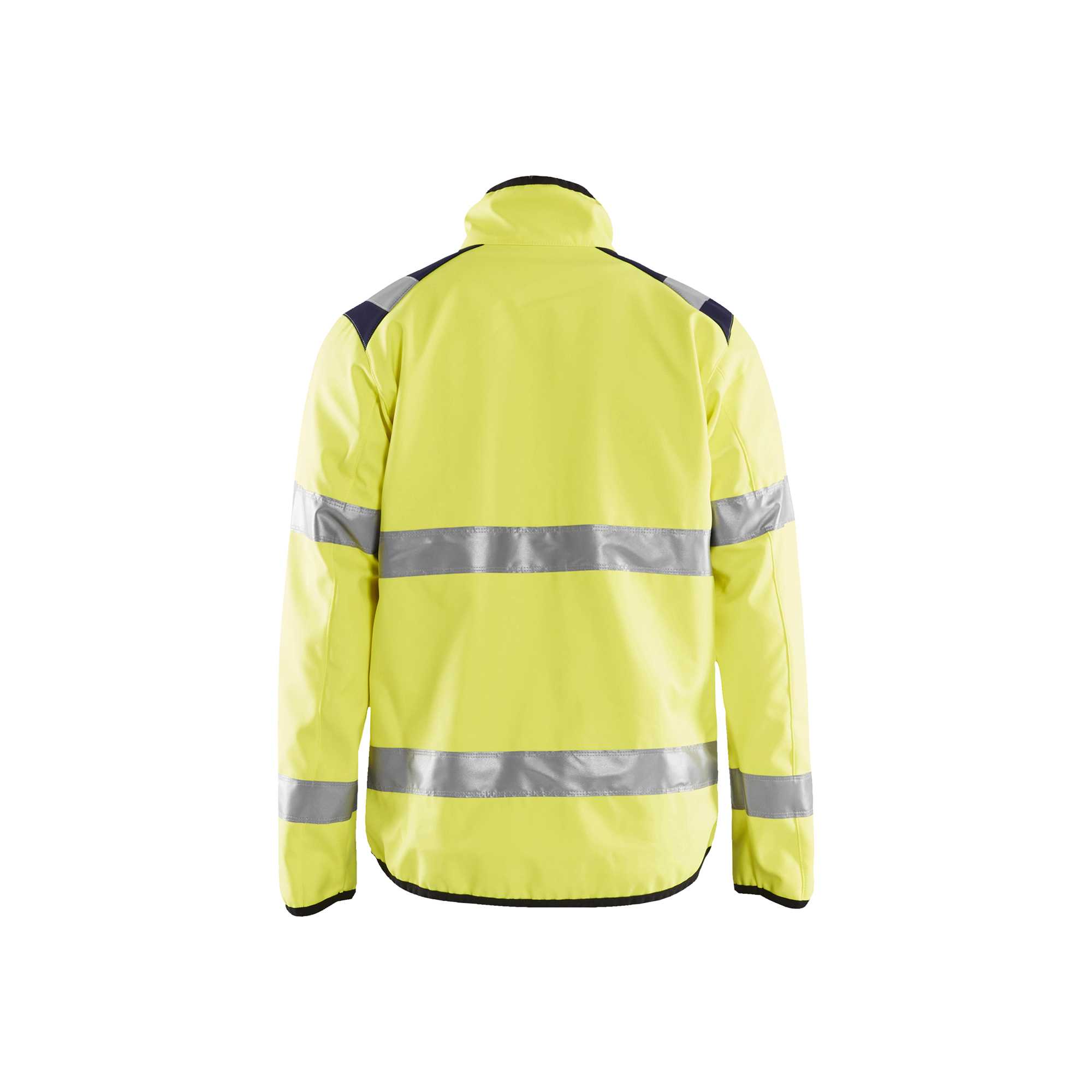 BLAKLADER 48772516 Hi Vis Softshell Jacket Hi Vis Reflective Softshell Work Jacket MEN - Water Repellent