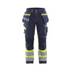 BLAKLADER 17941370 Hi Vis Reflective Work Trousers Men - 100% Cotton