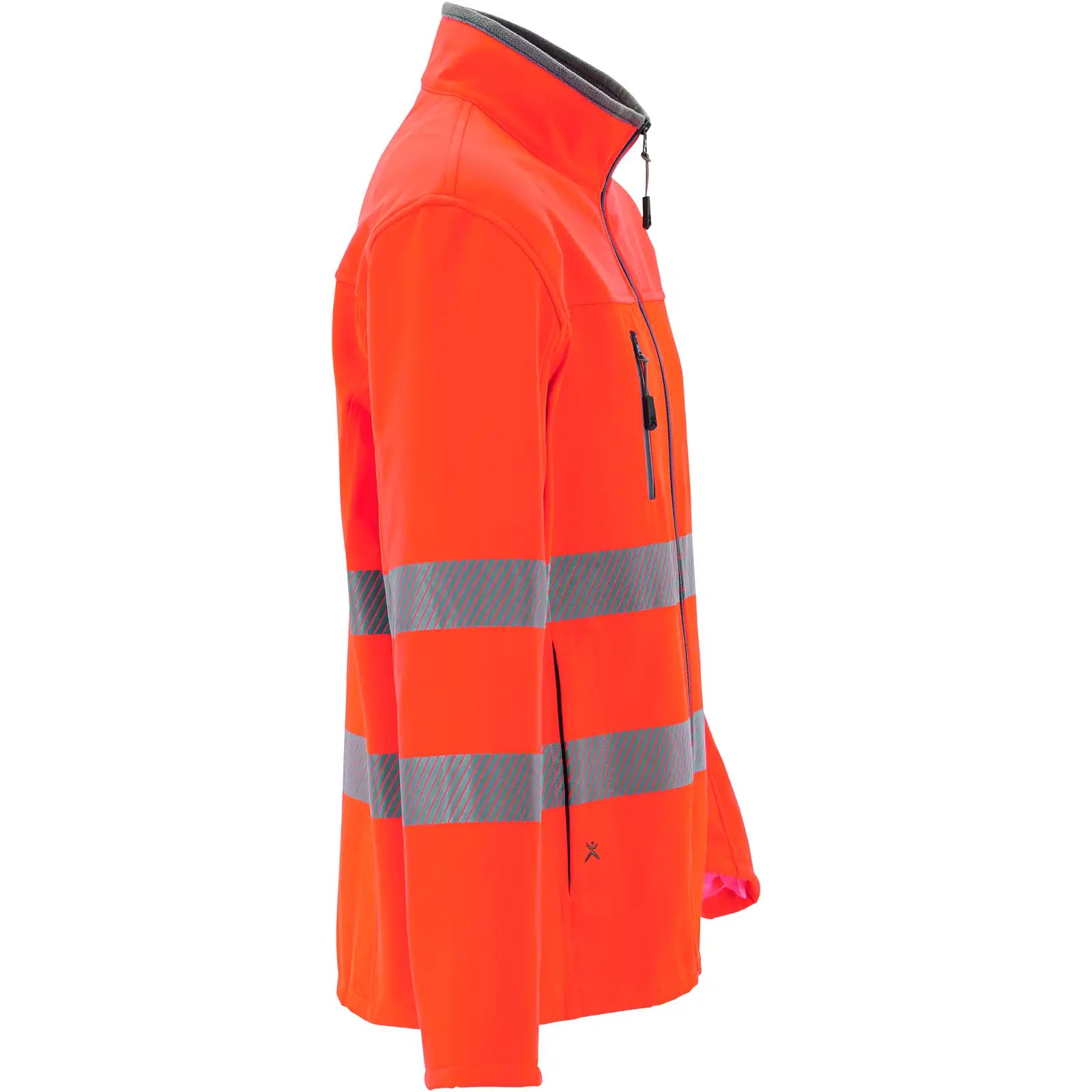 Planam Norit Warnschutz Herren Hybridjacke orange  102 orange - Produktbild ohne Model