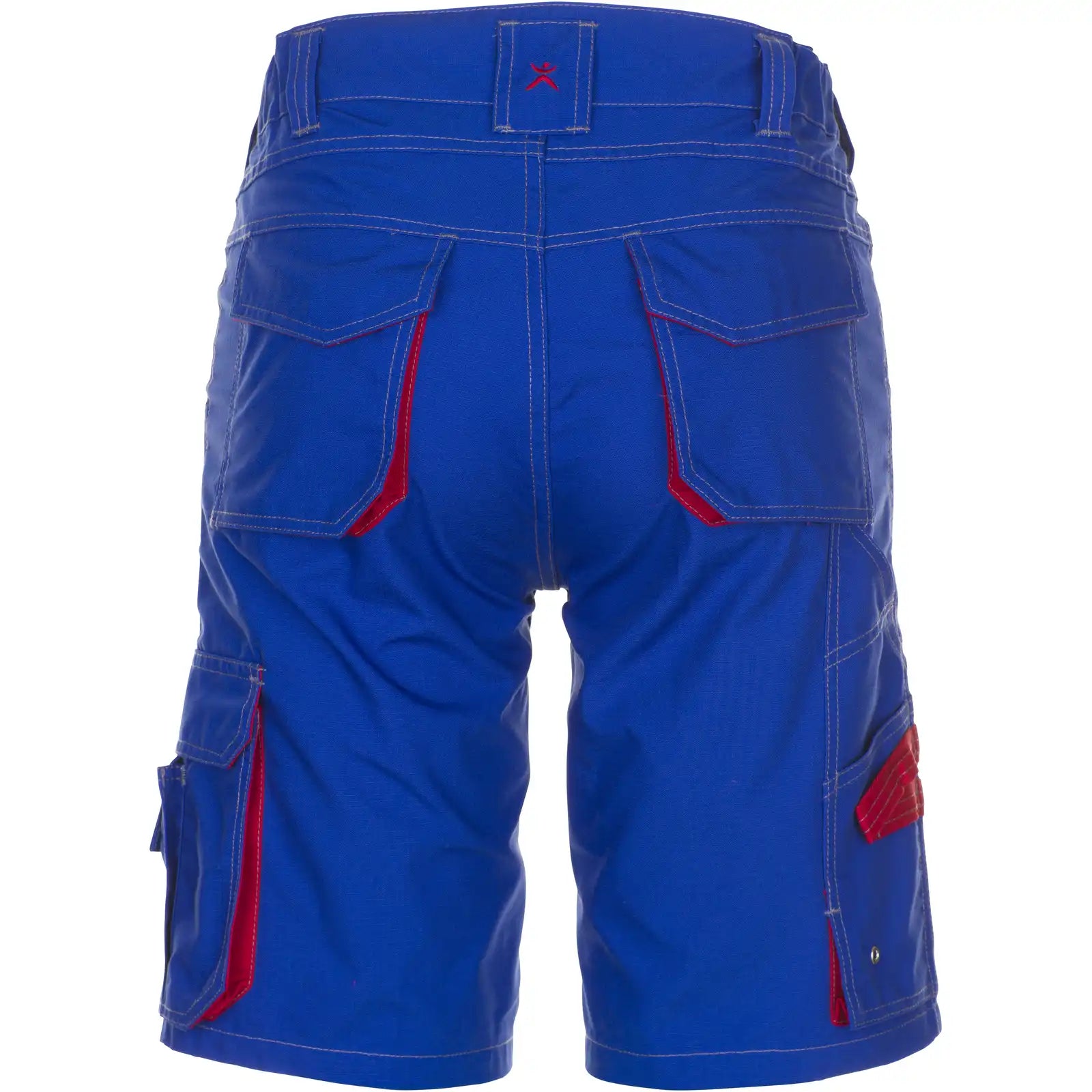 Planam Basalt Shorts kornblumenblau/rot S kornblumenblau/rot - Produktbild ohne Model
