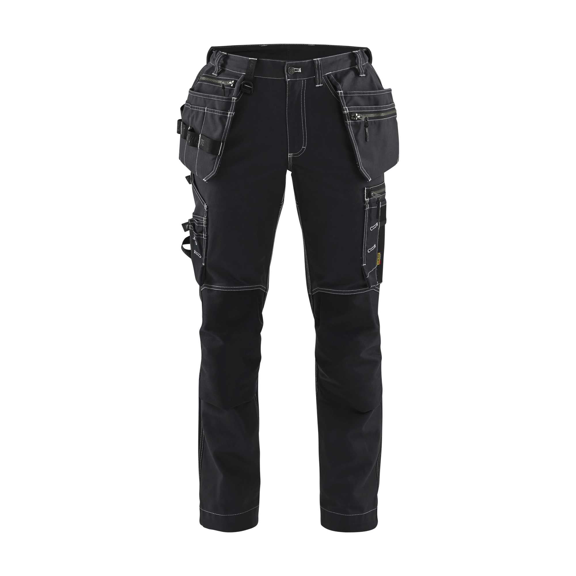 BLAKLADER 71301370 Women's Craftsman Trousers with Stretch Work Trousers Women - 100% Cotton