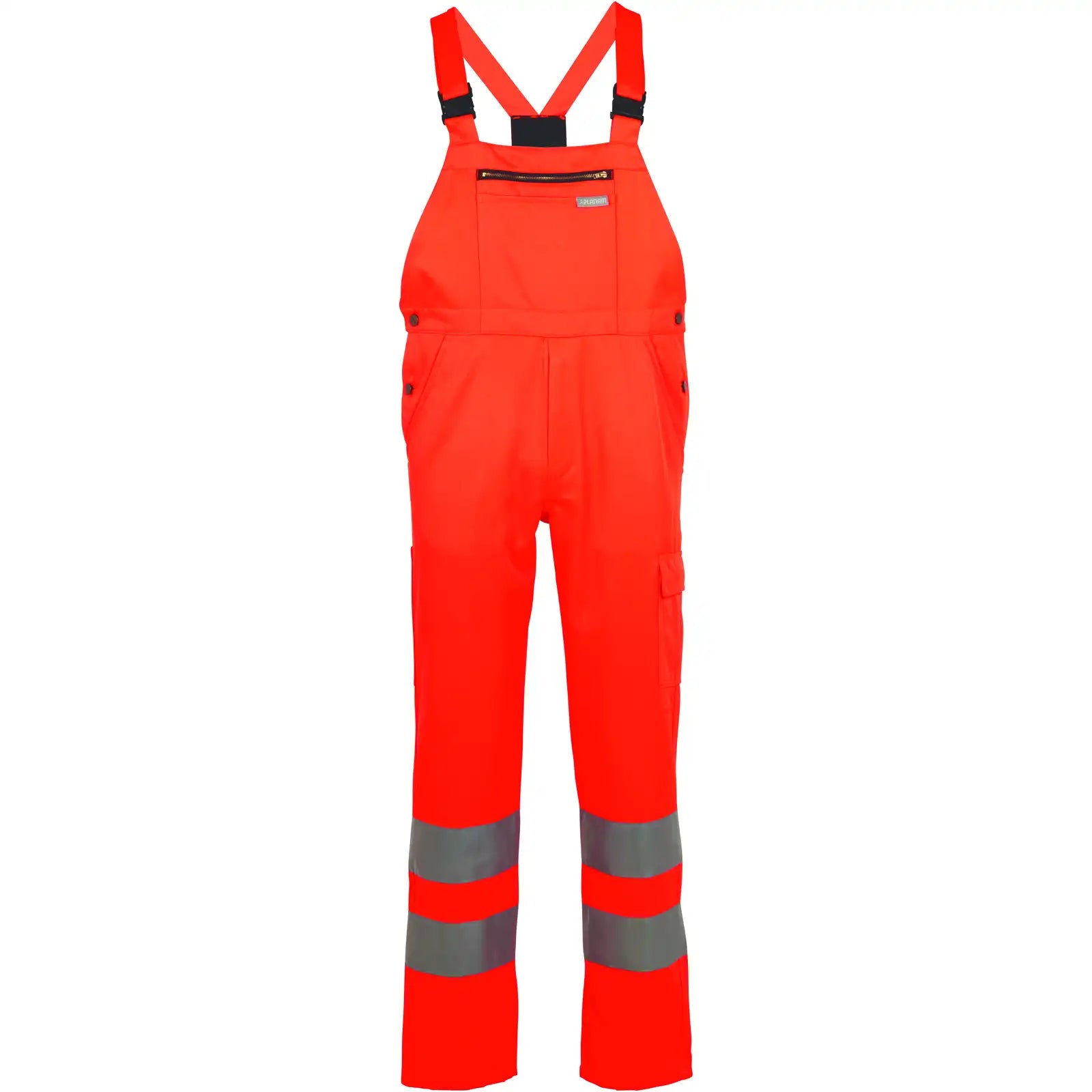 Planam Warnschutz Latzhose uni orange 102 uni orange - Vorschaubild