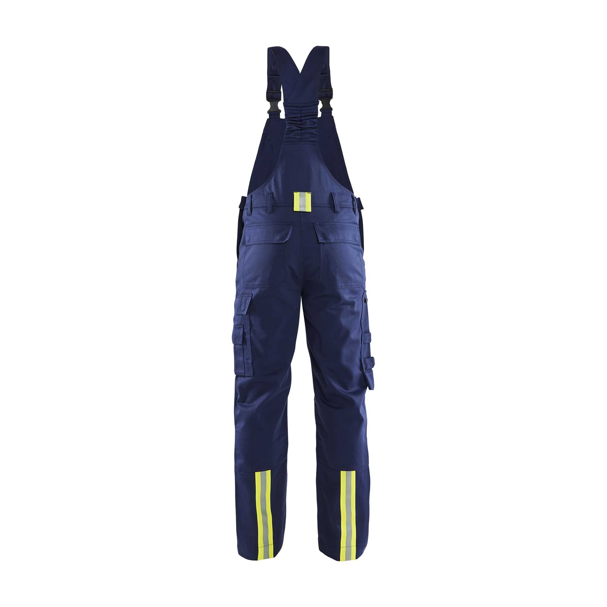 BLAKLADER 26011501 Welding Bib Trousers Hi Vis Reflective Work Bib Trousers Men - antistatic